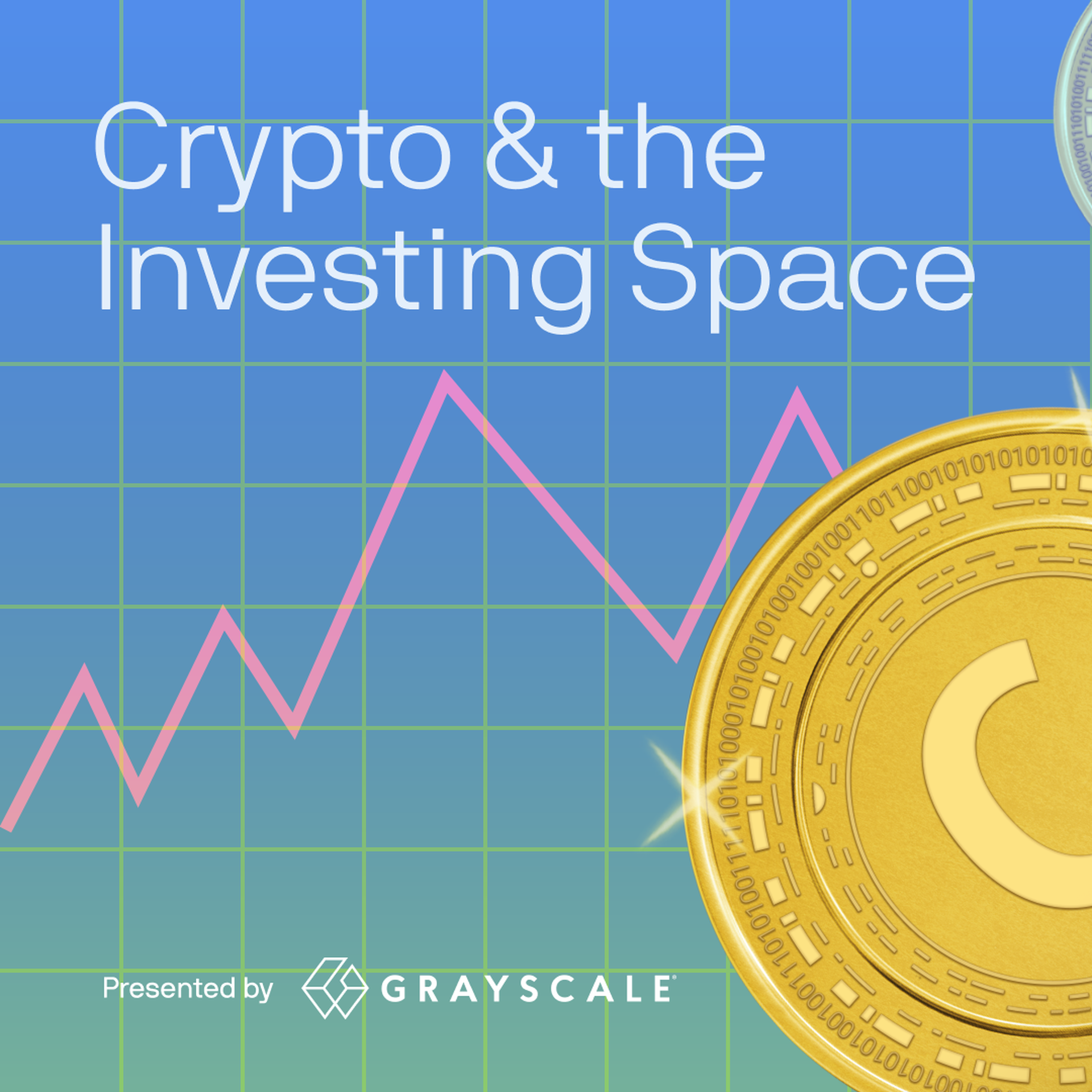 Event promo image for Crypto & the Investing Space
