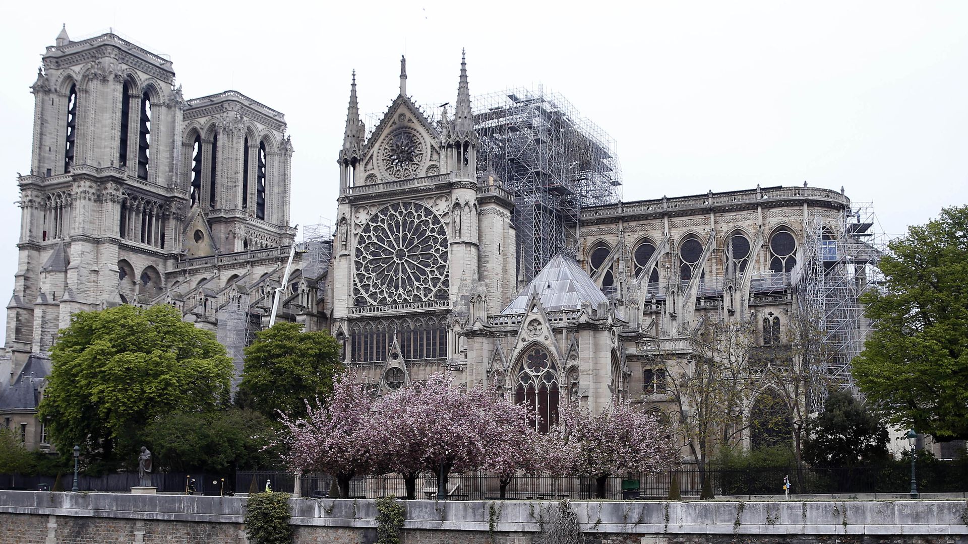 The Notre Dame damage