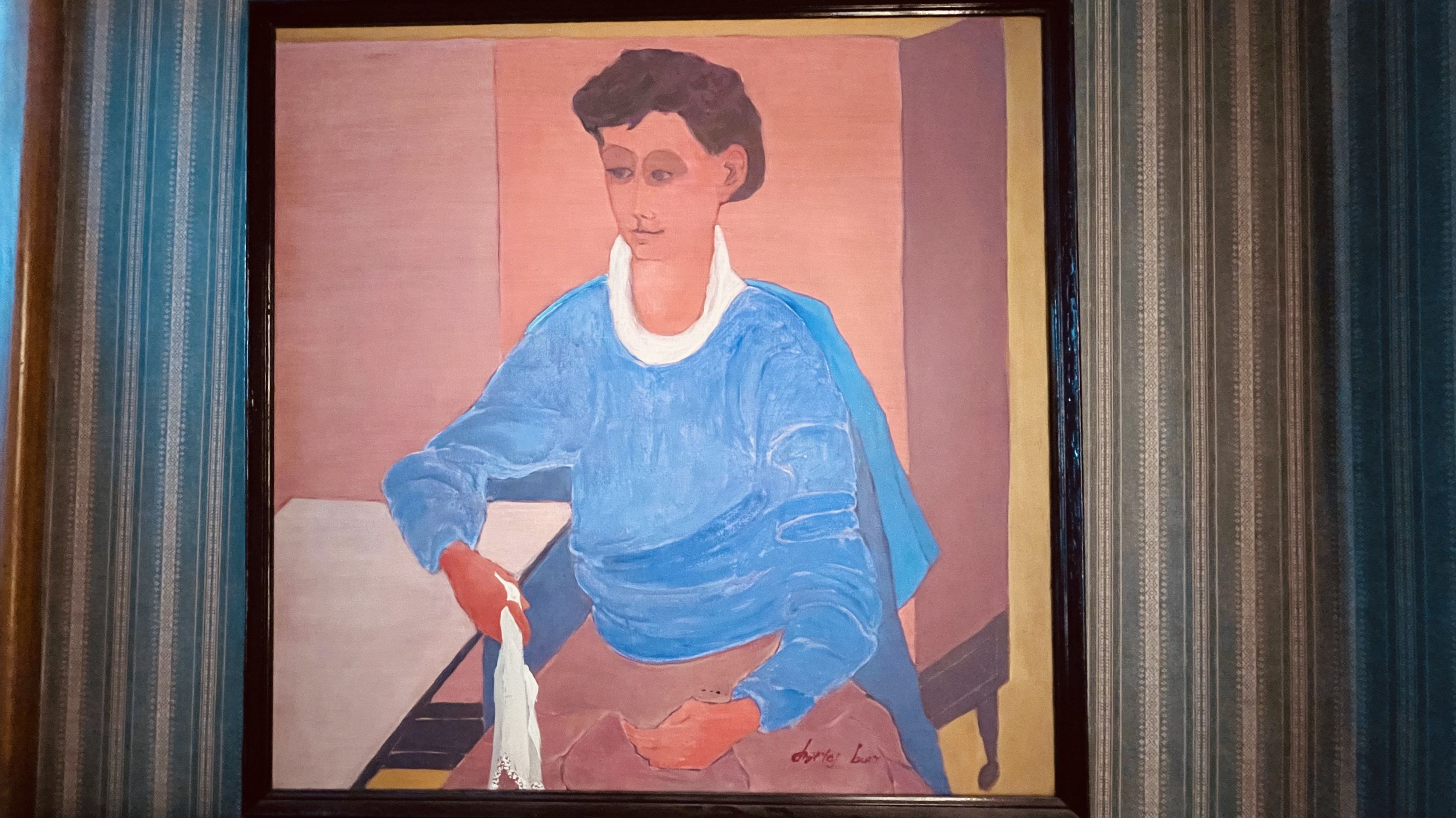 A photo of a painting.