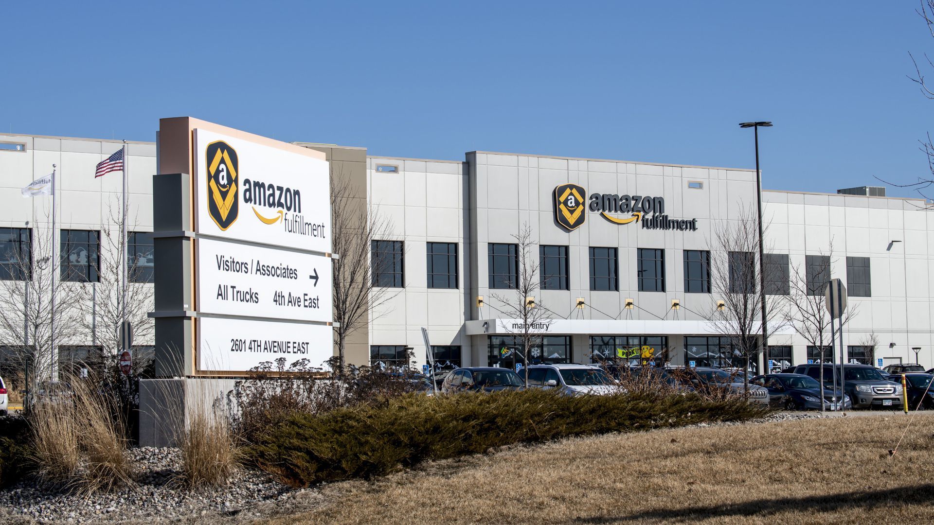 An Amazon fulfillment center