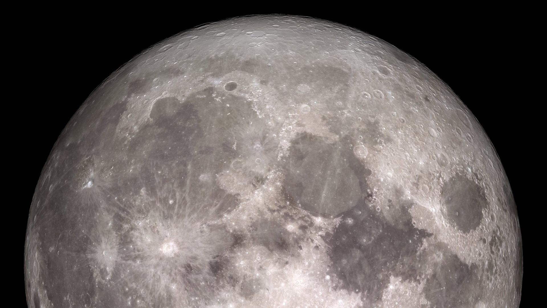 The moon.
