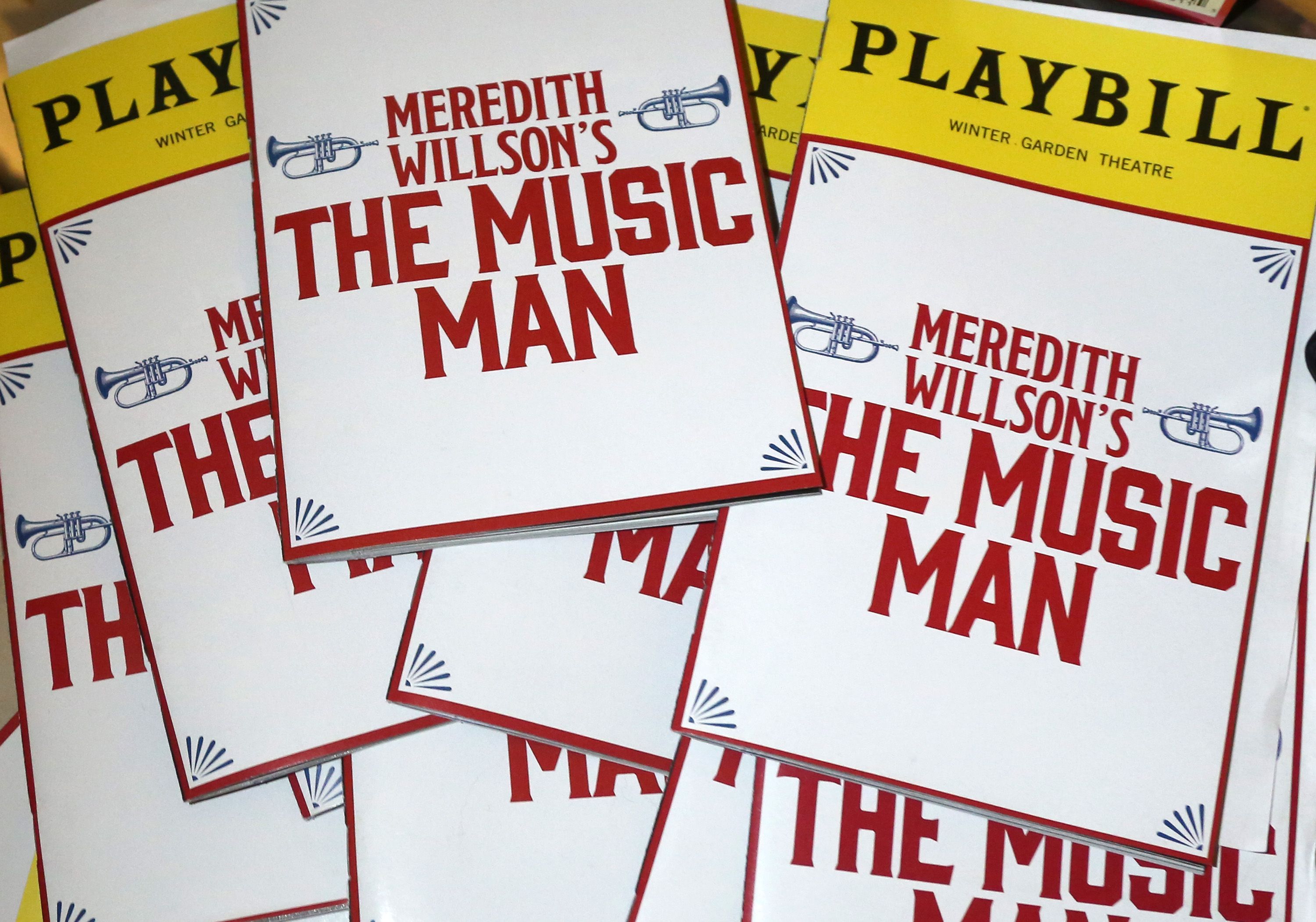 Playbills reading "The Music Man"