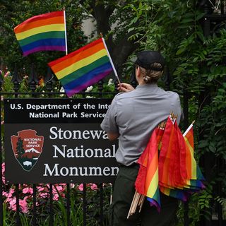 Pride flag removed from Stonewall monument