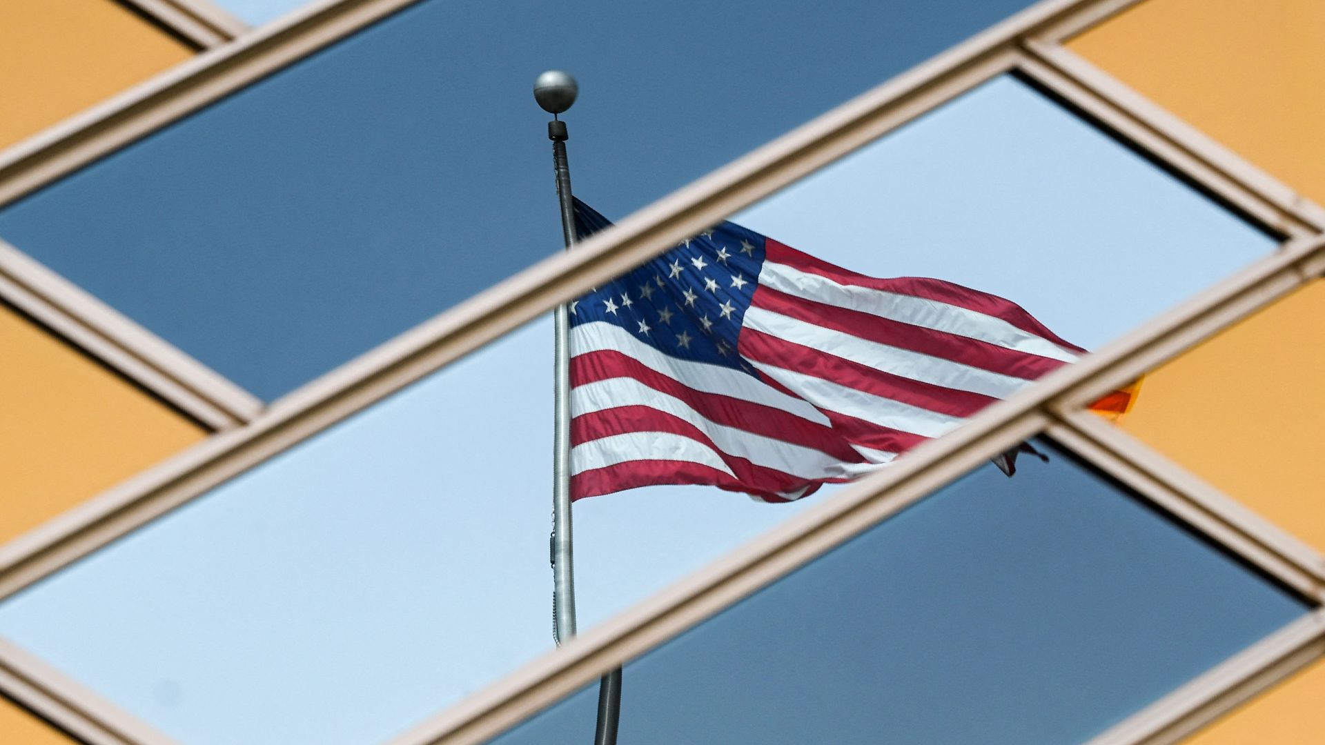 A us flag.