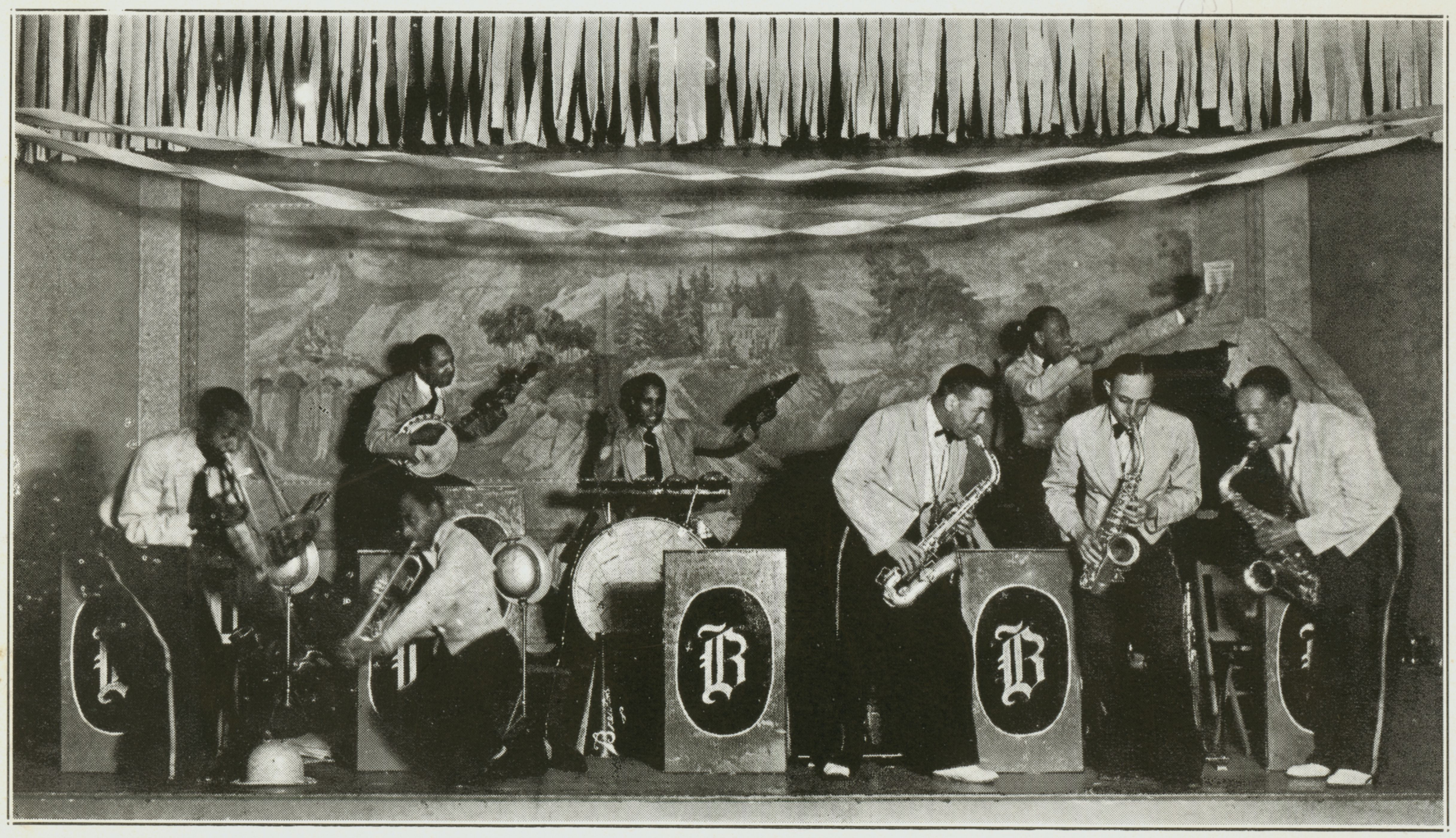 A photo of a jazz performance. 