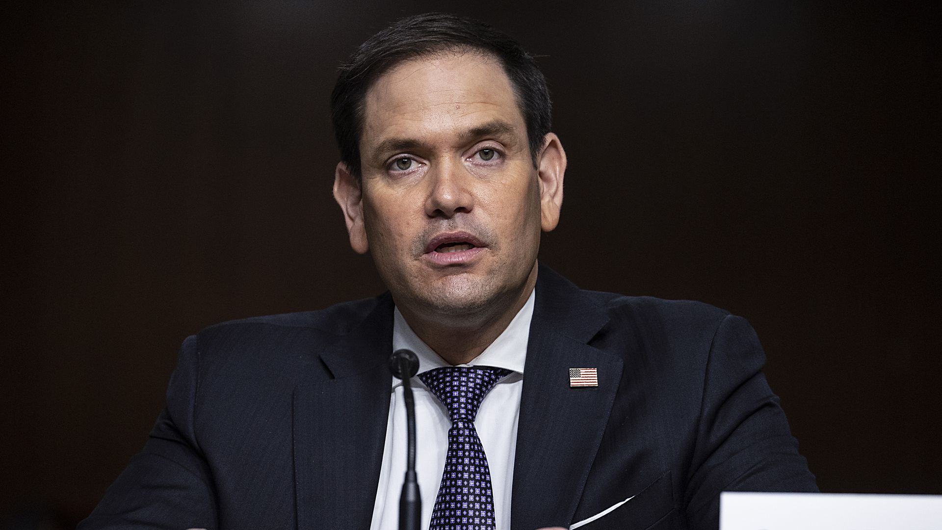 Sen. Marco Rubio is seen speaking in Congress last month.