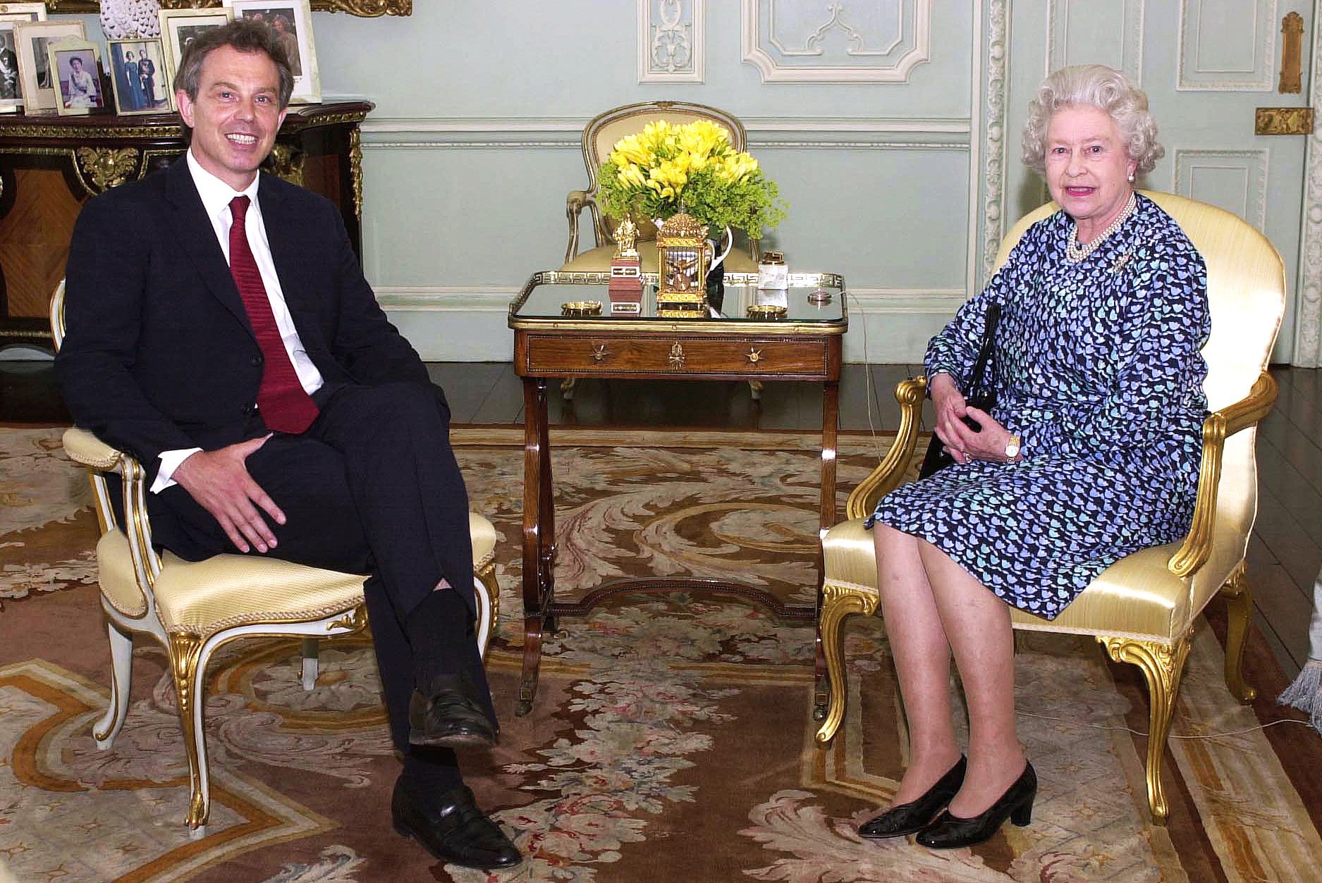 Prime Minister Tony Blair and Queen Elizabeth II in 