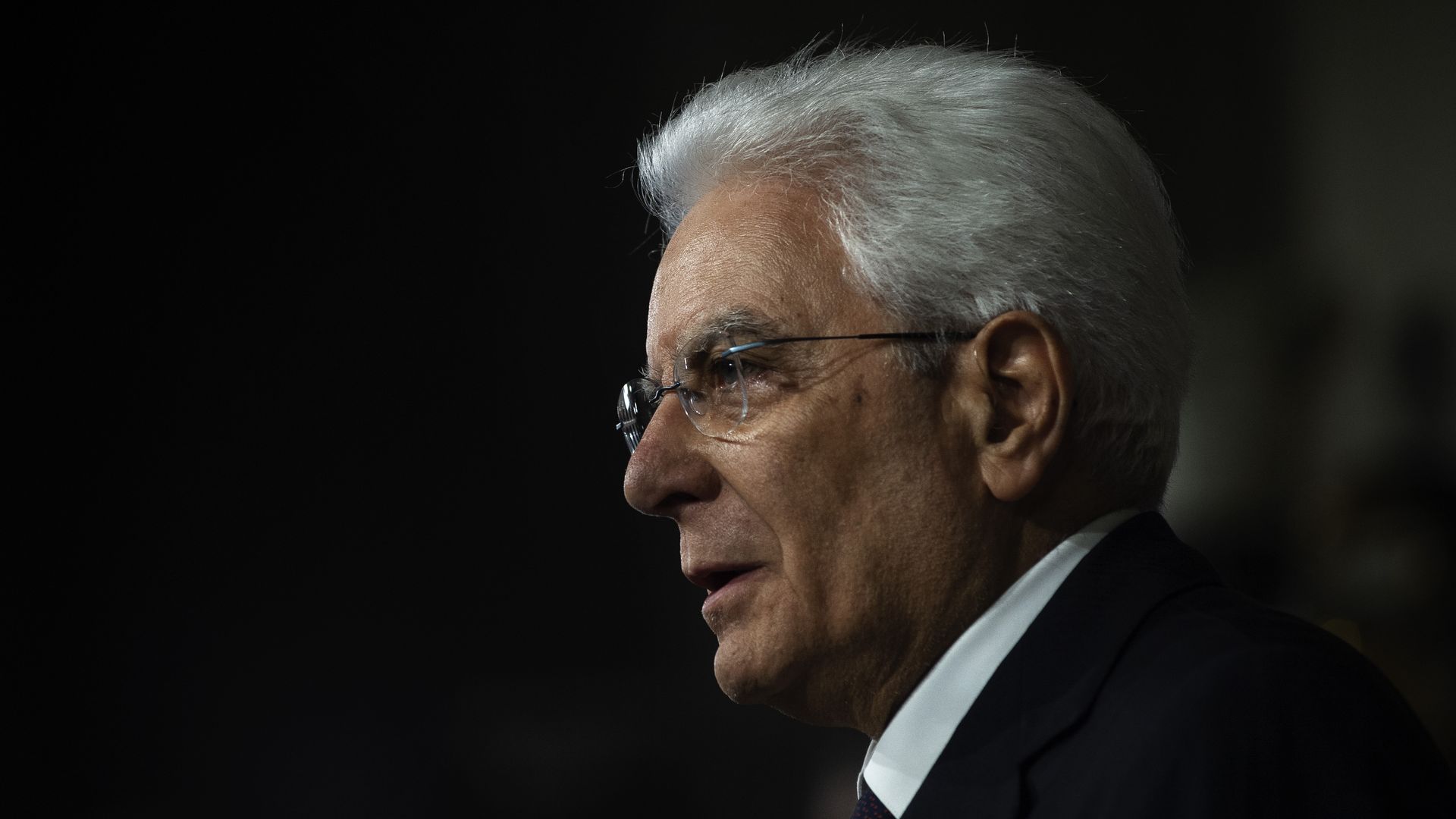 Italian President Sergio Mattarella.