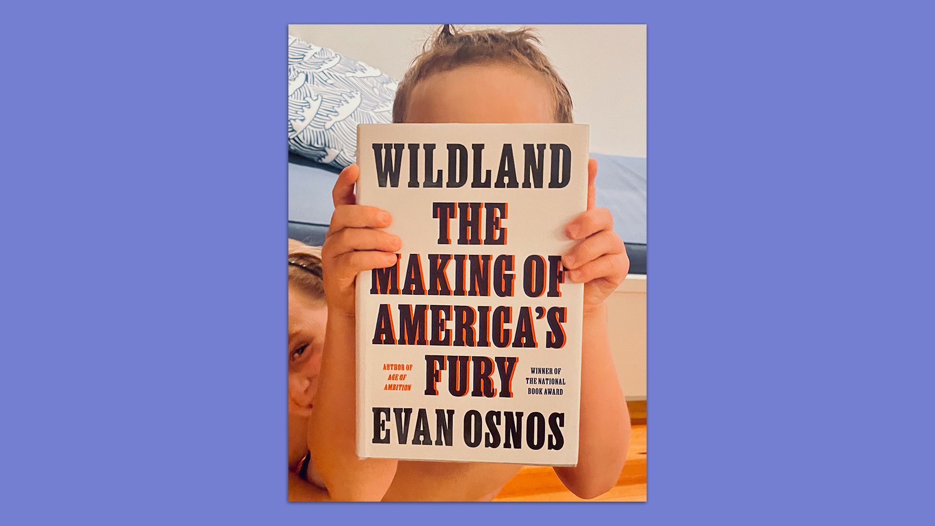 The cover of "The Making of America's Fury" by Evan Osnos.