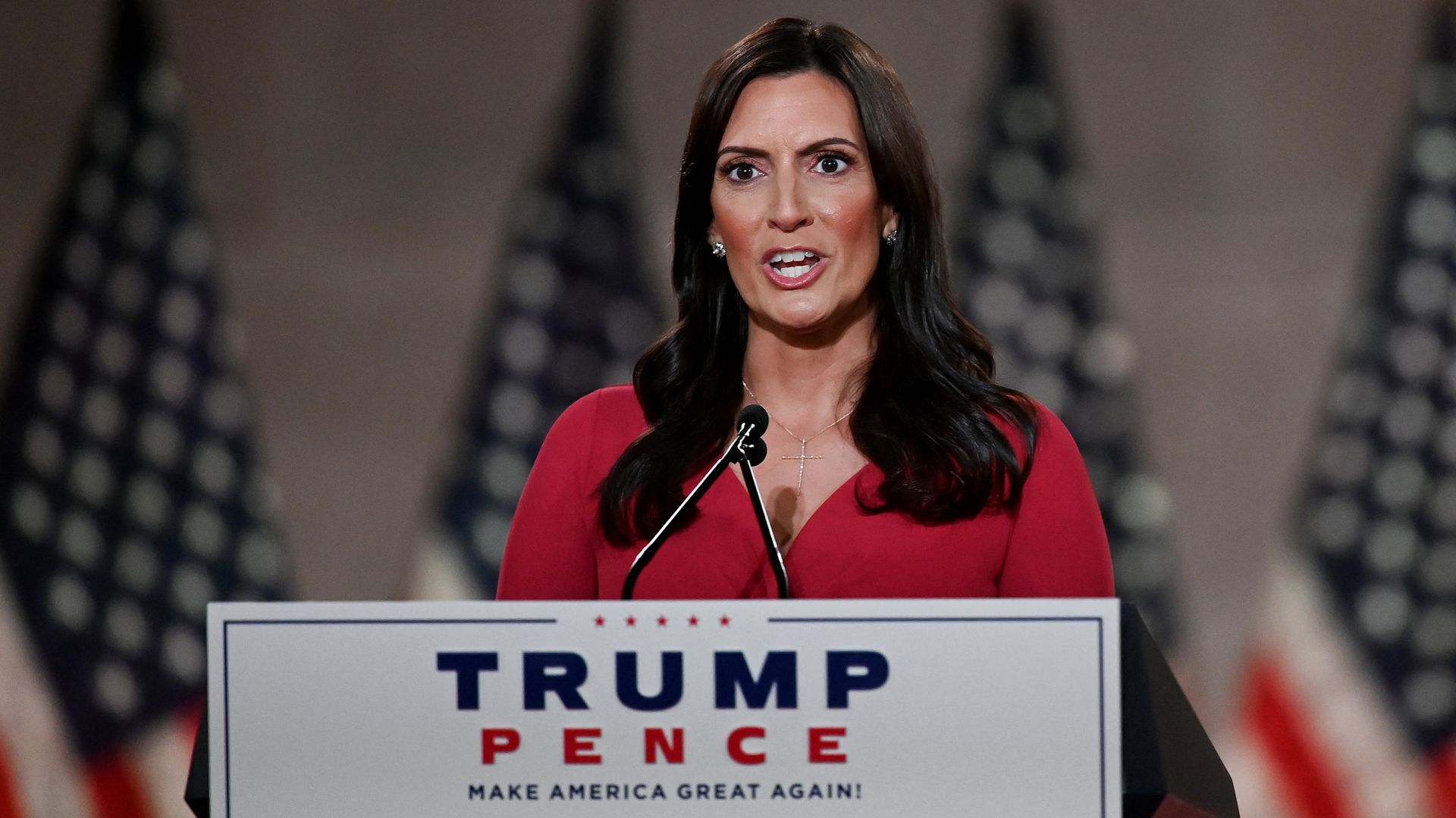 Lt. Gov. Jeanette Nunez speaks at the Republican convention on Aug. 25, 2020 in Washington, DC. 
