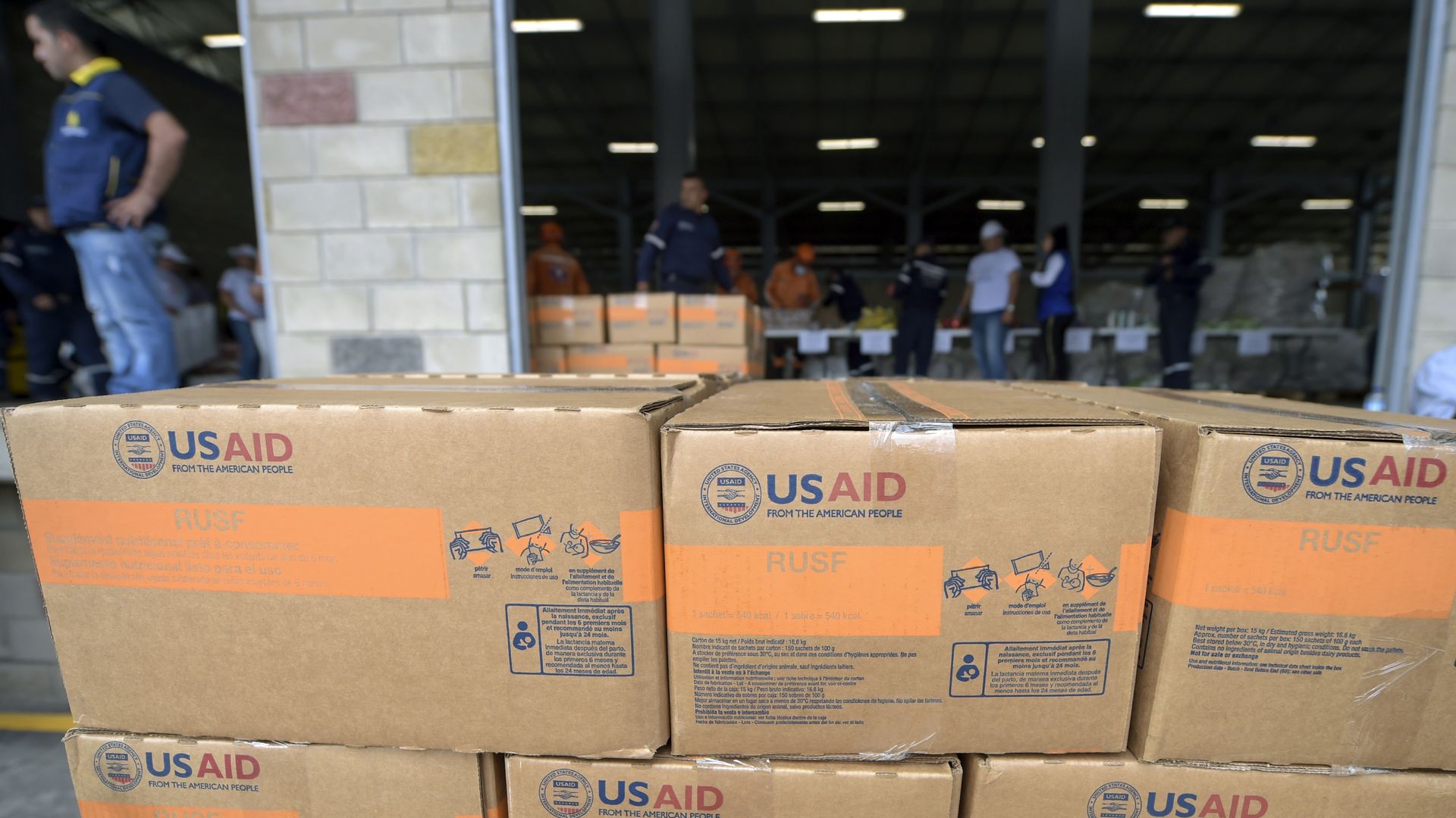 Boxes of aid