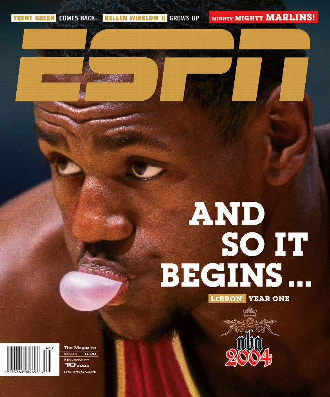 ESPN Mag cover, 2003