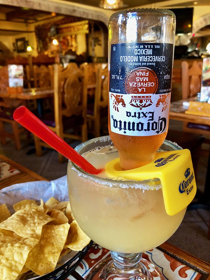 margarita at azteca mexican restaurant in charlotte