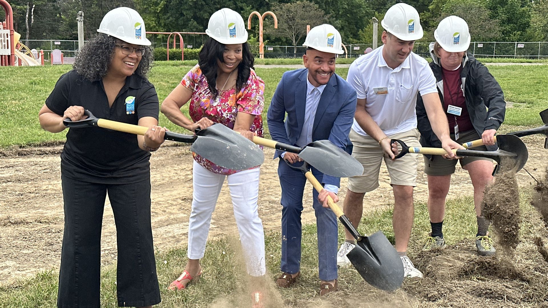 Groundbreaking at Washington Park