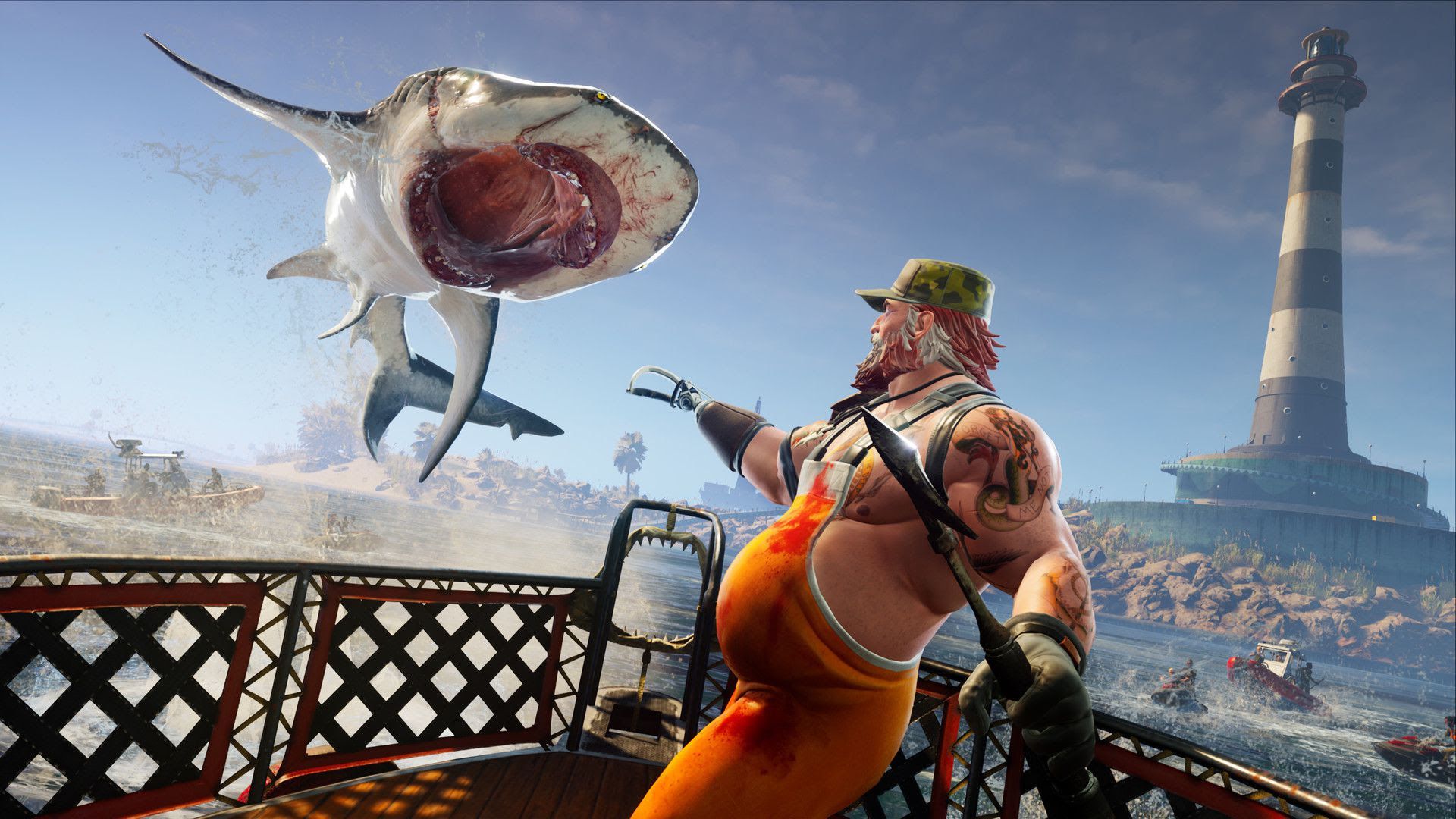 Screenshot from Tripwire's latest game, "Maneater."