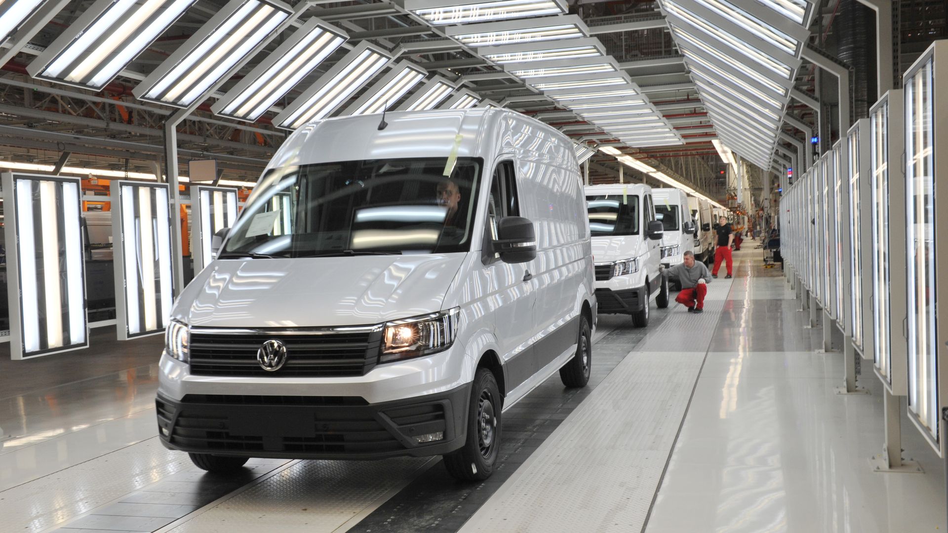 Volkswagons complete construction. 