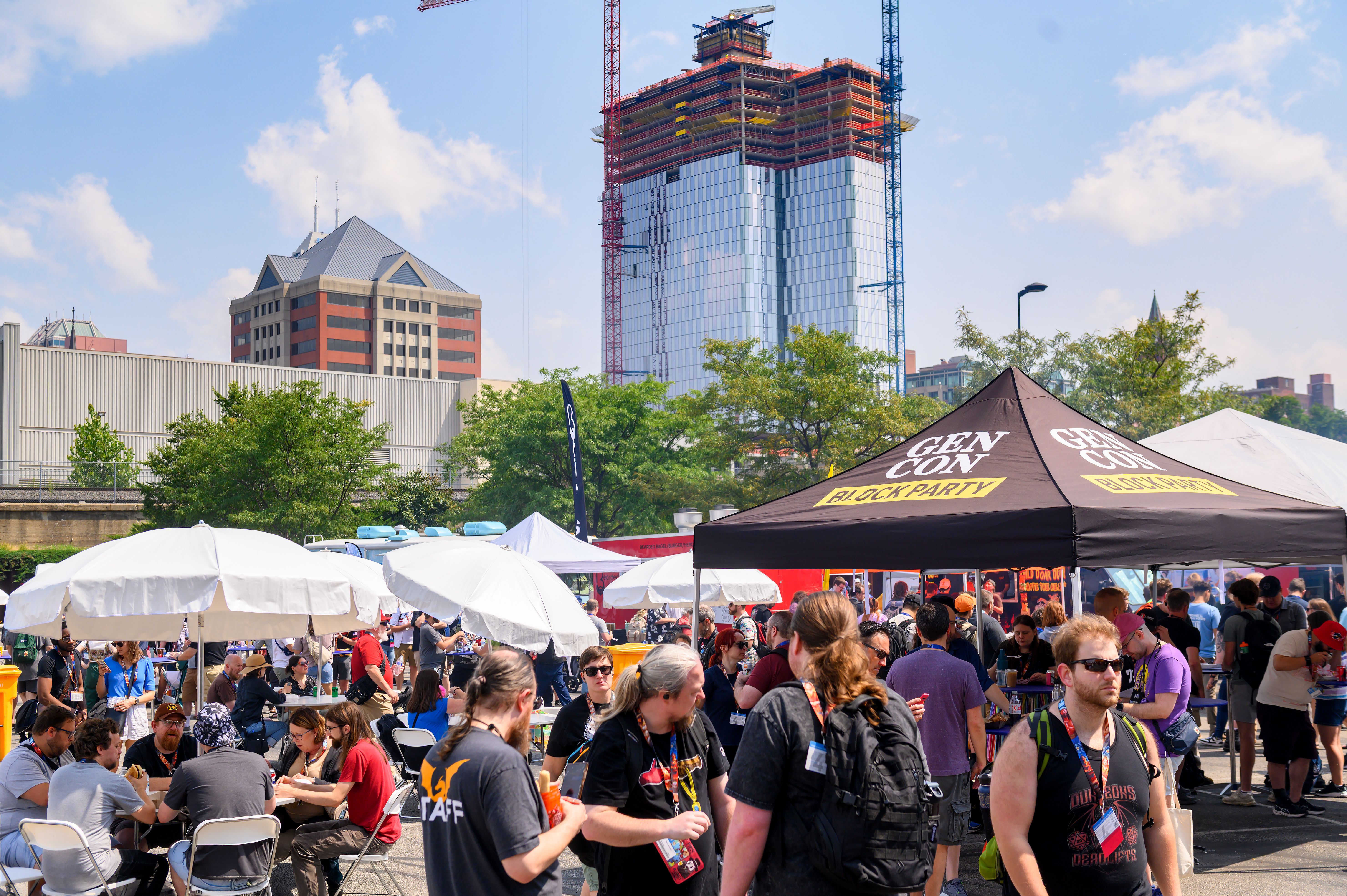 The free Gen Con block party 