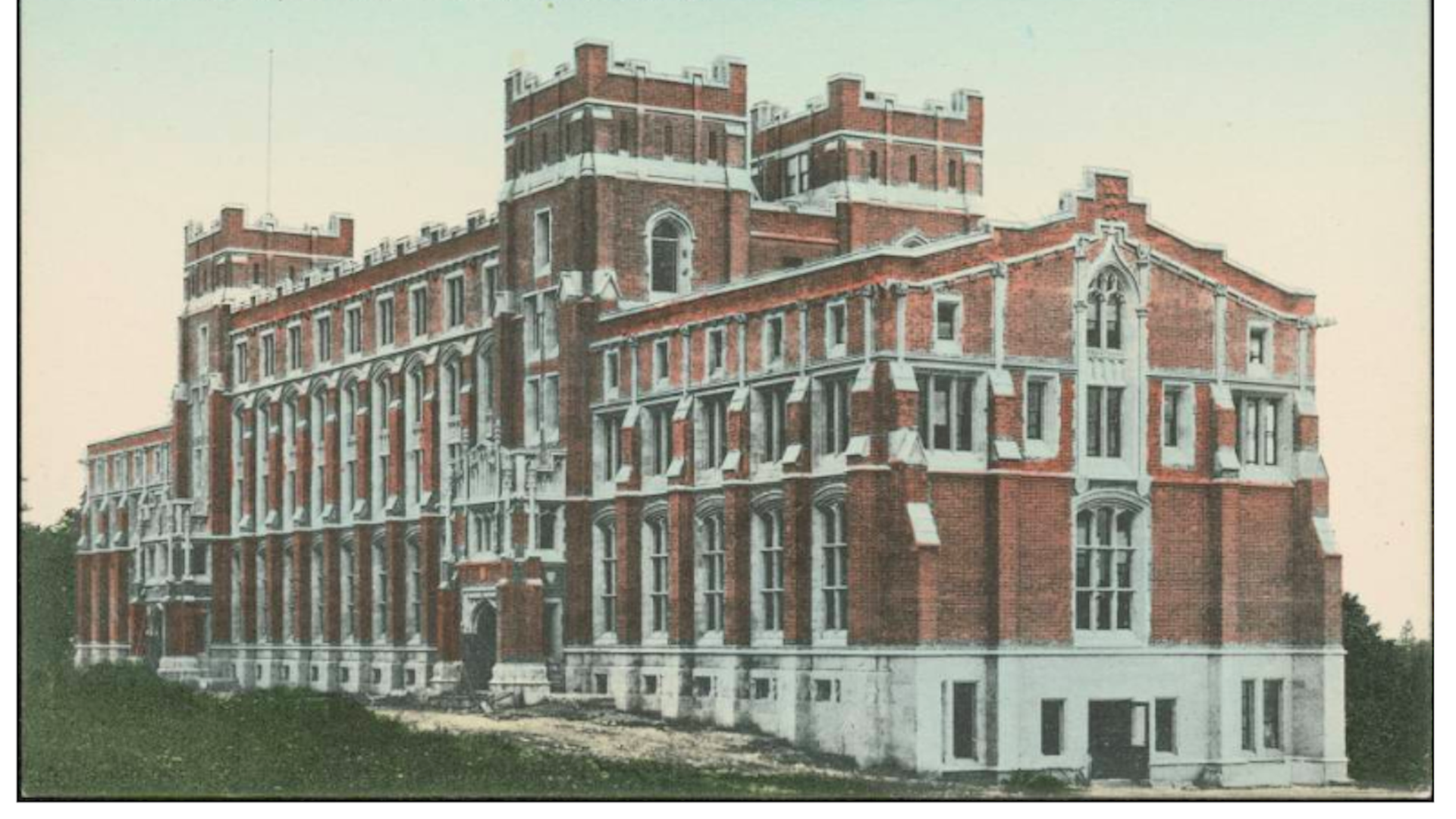 Postcard of Guyot Hall, Princeton