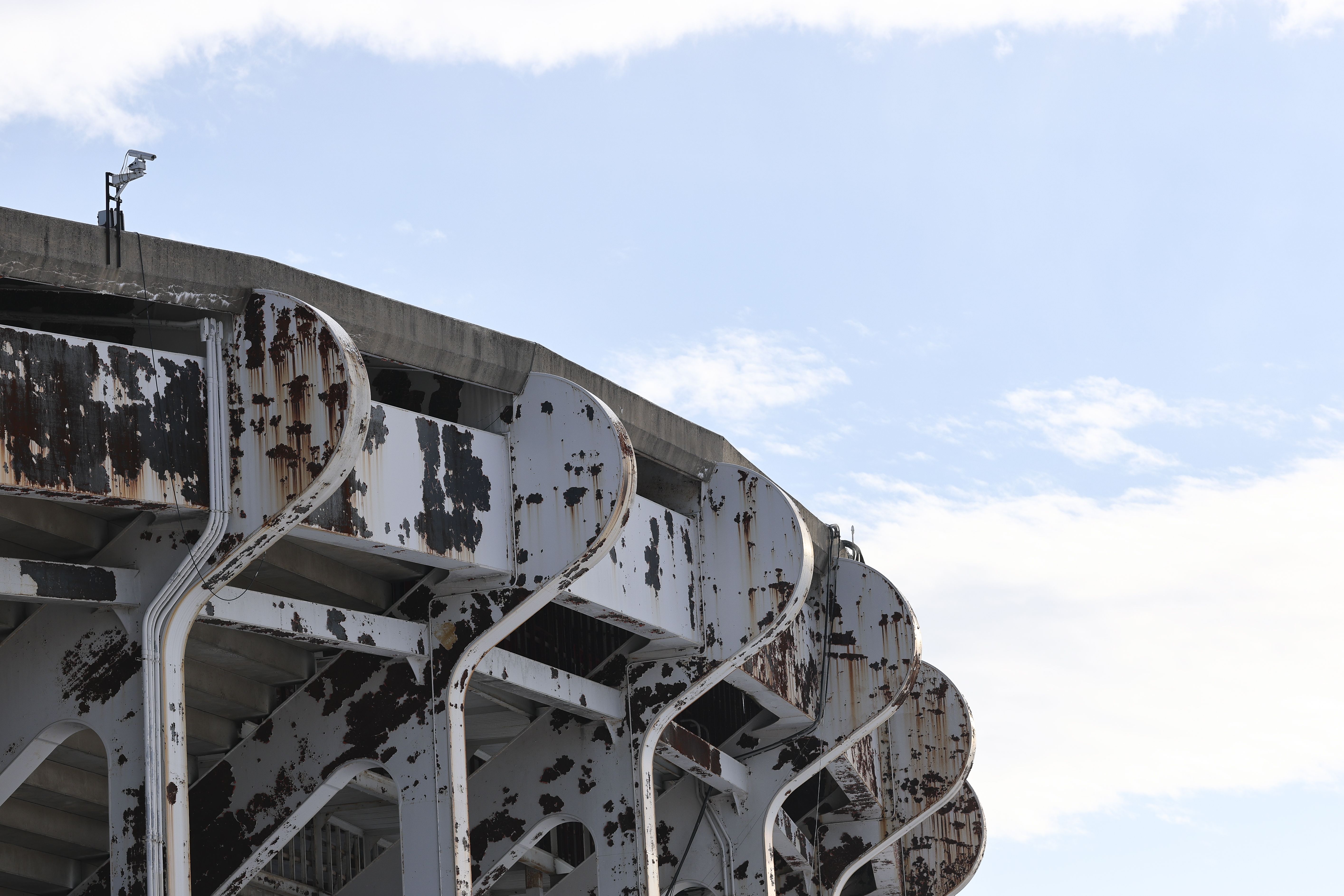 Rusting stadium