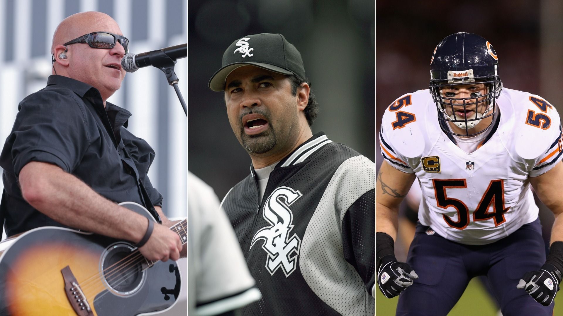 three guys in a tripych