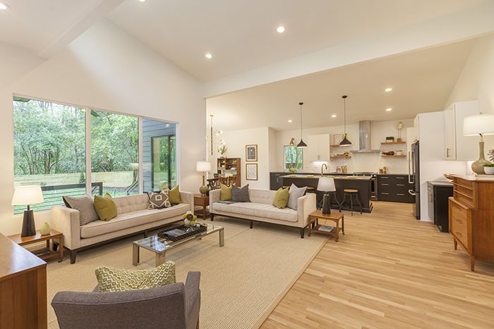 Home of the Year 2019 mid-century modern living room
