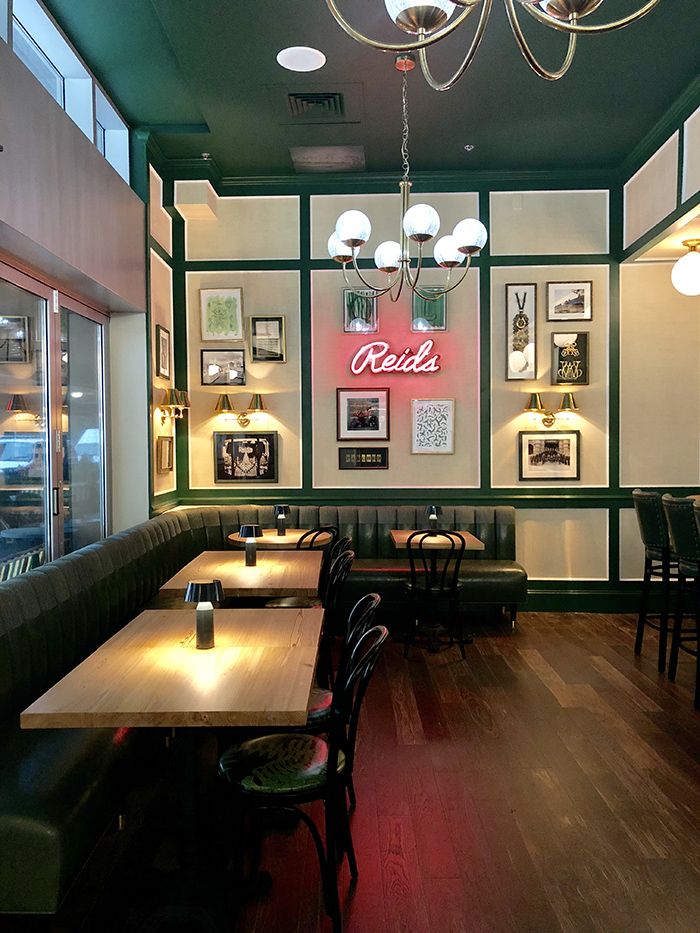 Reid's Fine Foods indoor seating area