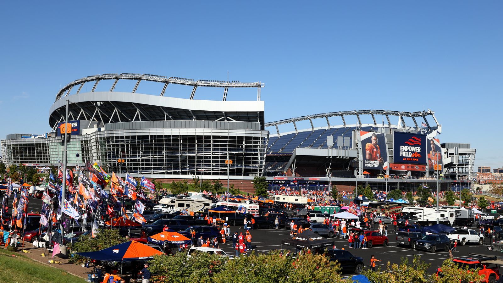 Future of Denver Broncos stadium splits mayoral candidates - Axios Denver