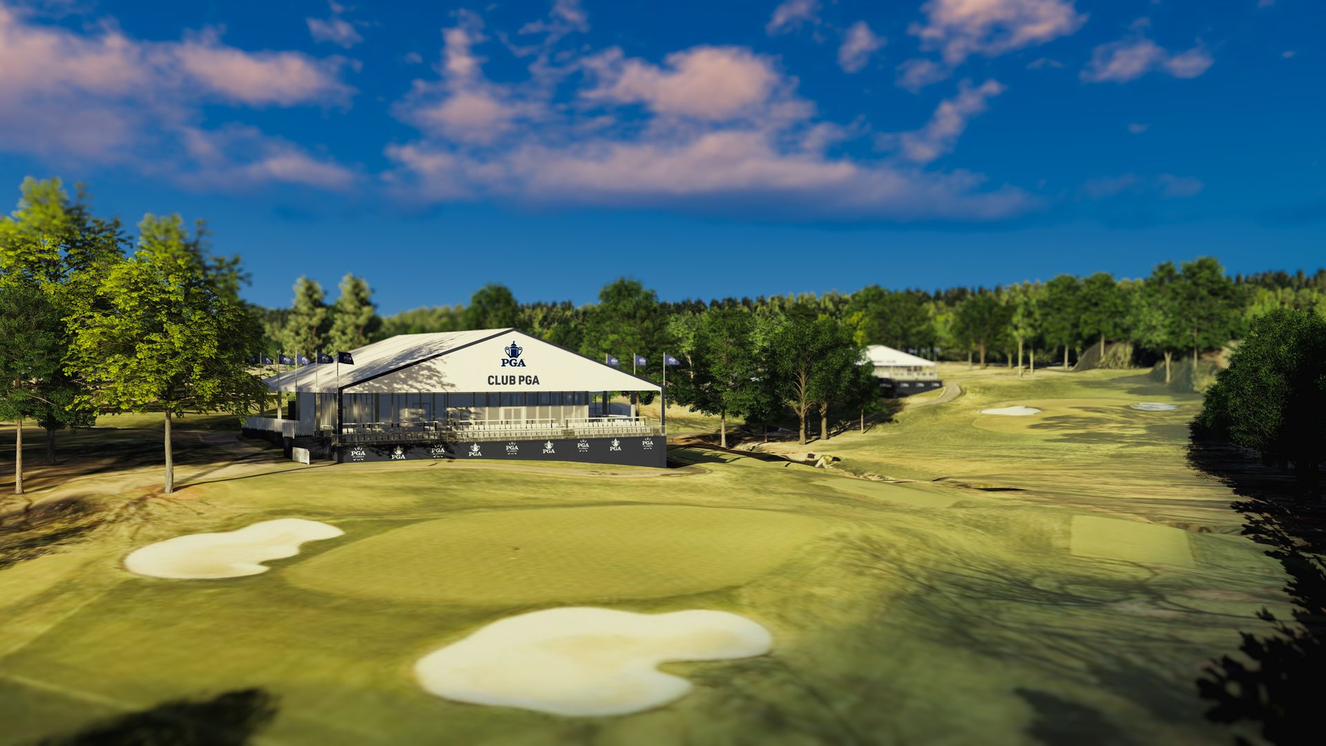 Club PGA rendering at Quail Hollow Club for the PGA Championship.