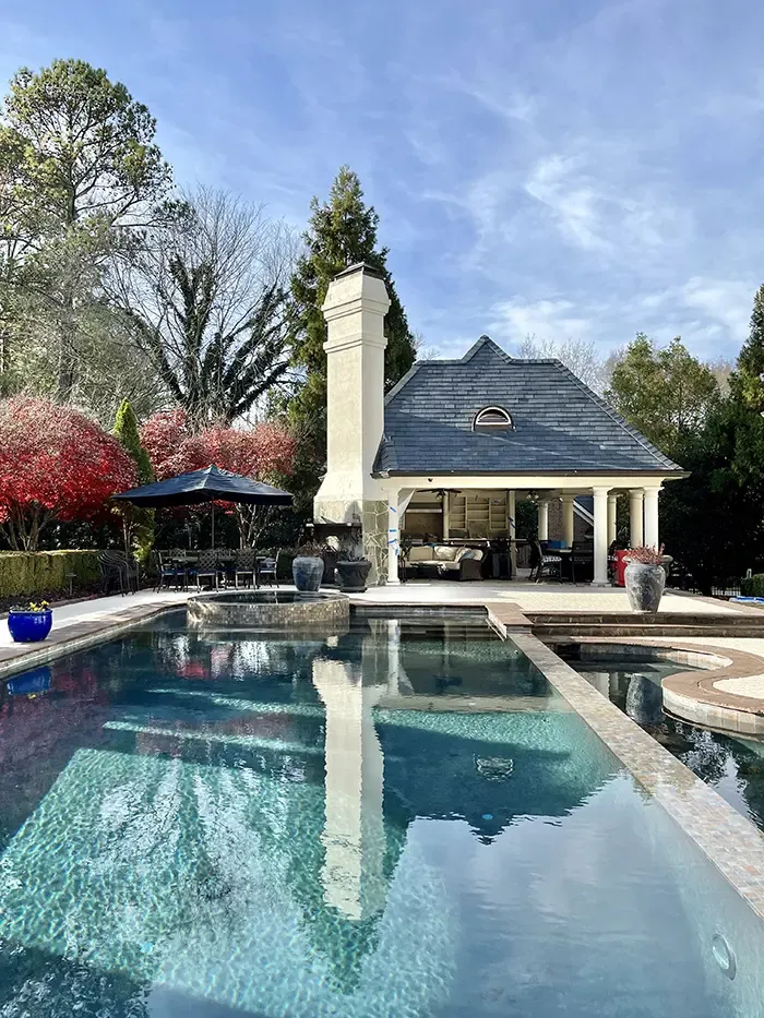 Baby Biltmore house for sale in Quail Hollow Charlotte pool and spa