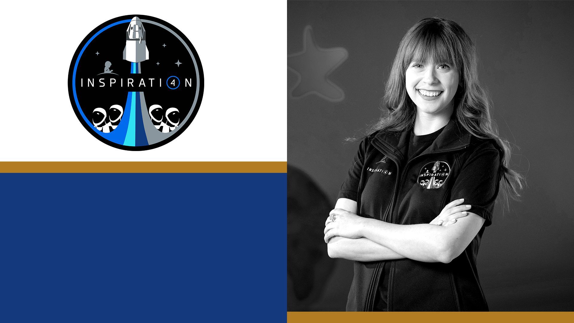 Photo illustration of Hayley Arceneaux. 