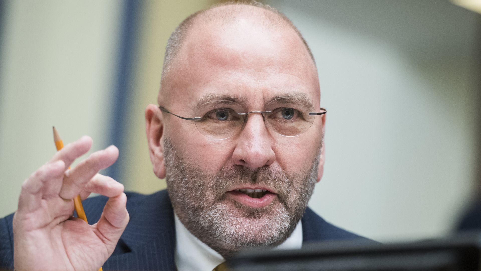 Rep. Clay Higgins during a House Oversight and Reform Committee hearing on Tuesday, April 9, 2019. 