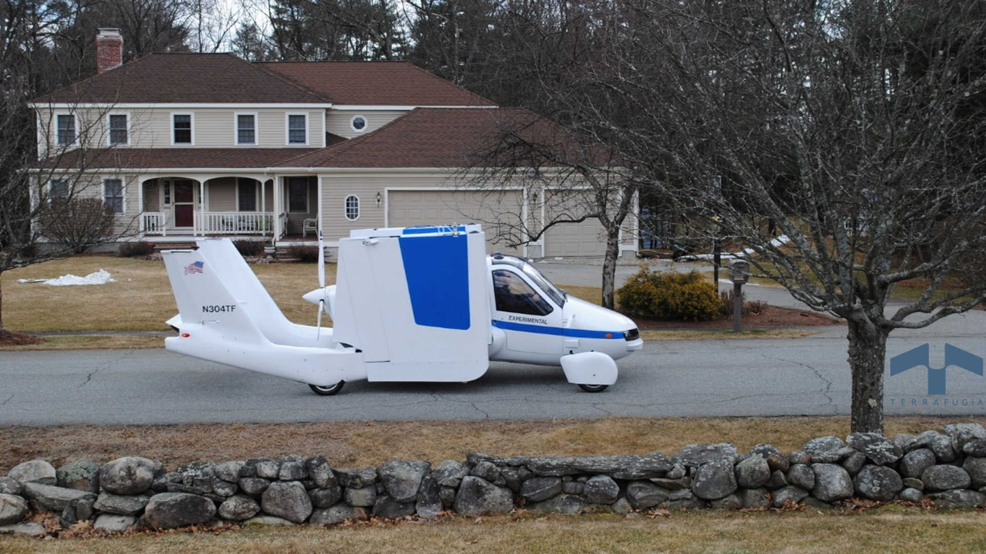 Terrafugia's Transition, a plane you can drive on roads and park in your garage. Photo: Terrafugia