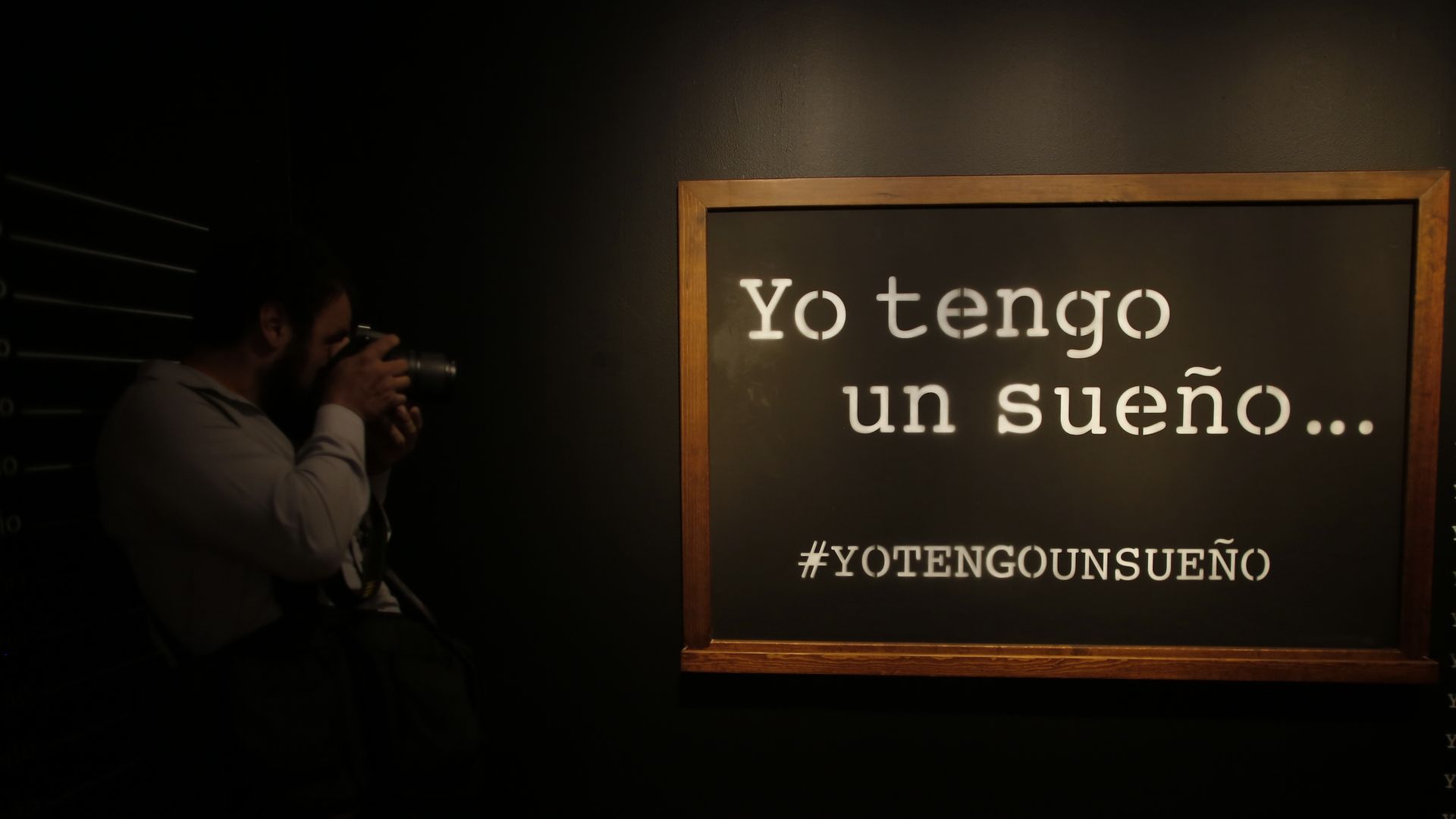 Exhibition of Martin Luther King Jr "A dream of equality" at the Museo Memoria y Tolerancia in Mexico City.