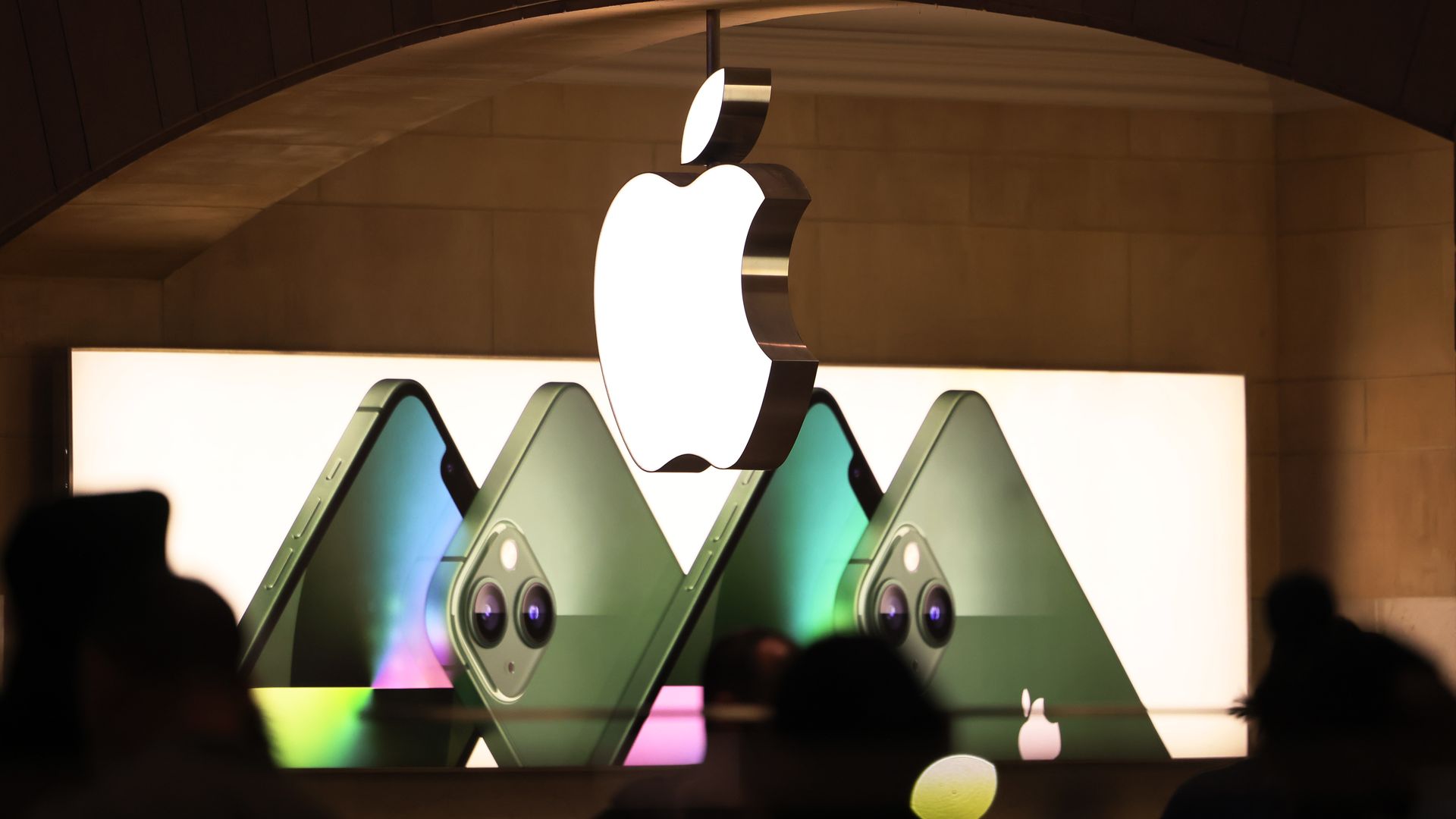 Inside of an Apple store