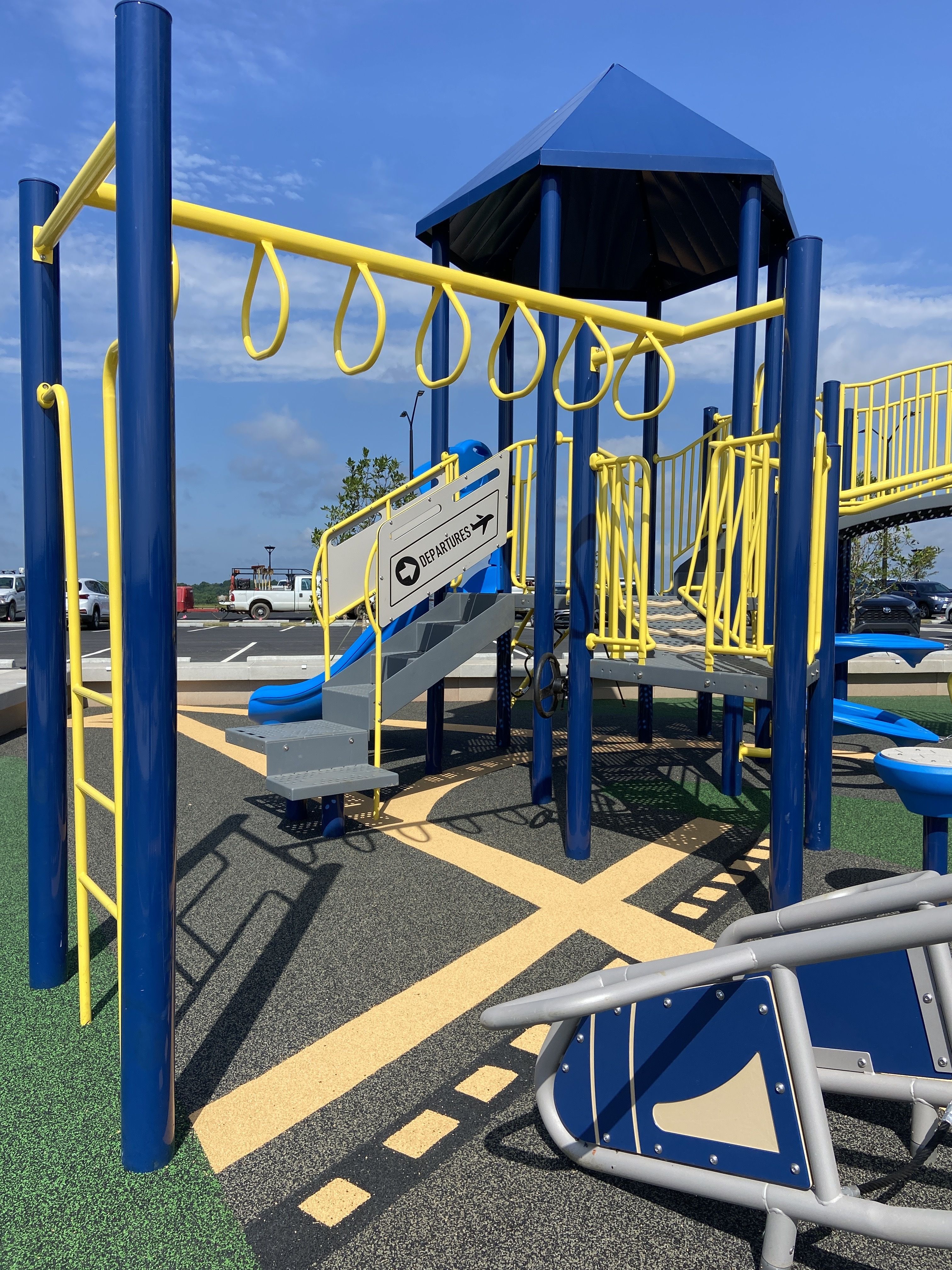 Airport overlook playground.