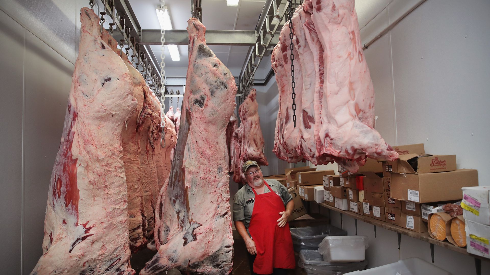 A photo of beef.