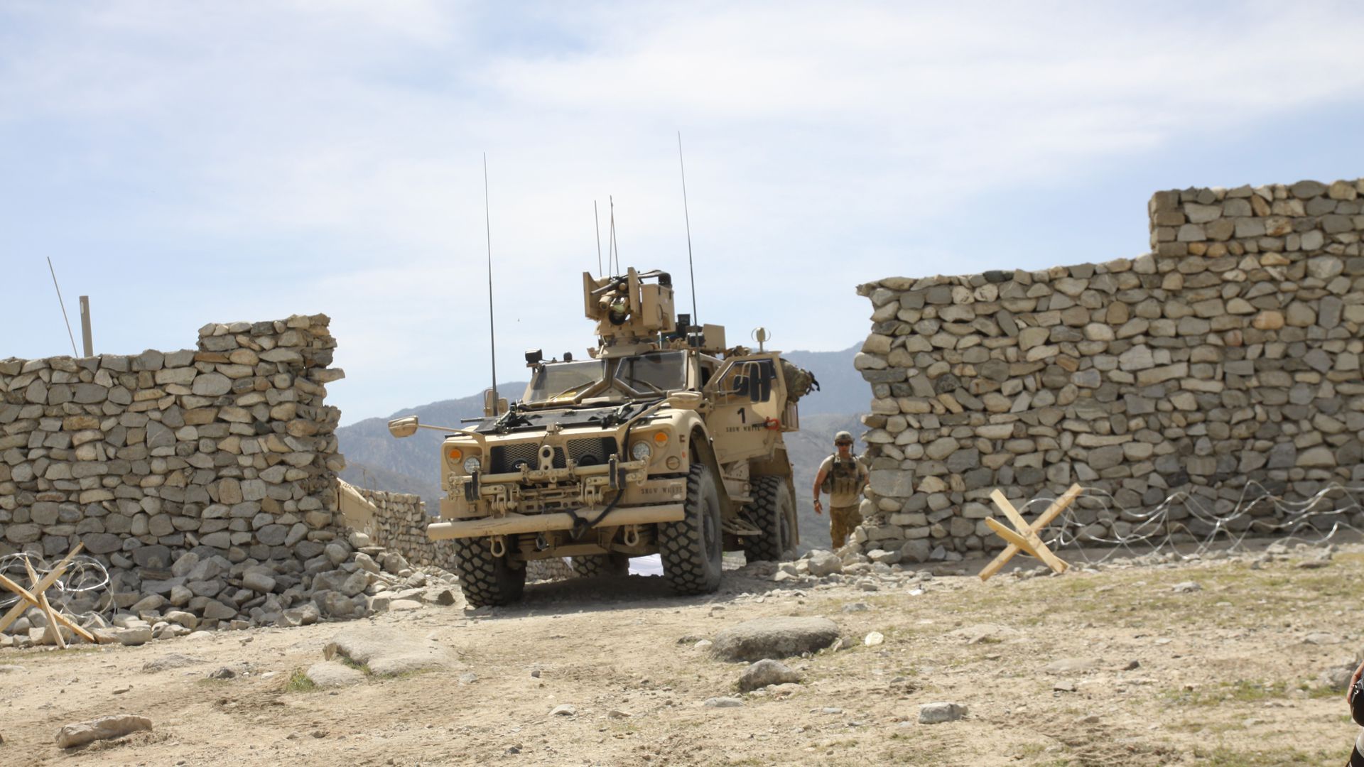 armored vehicle in Afghanistan
