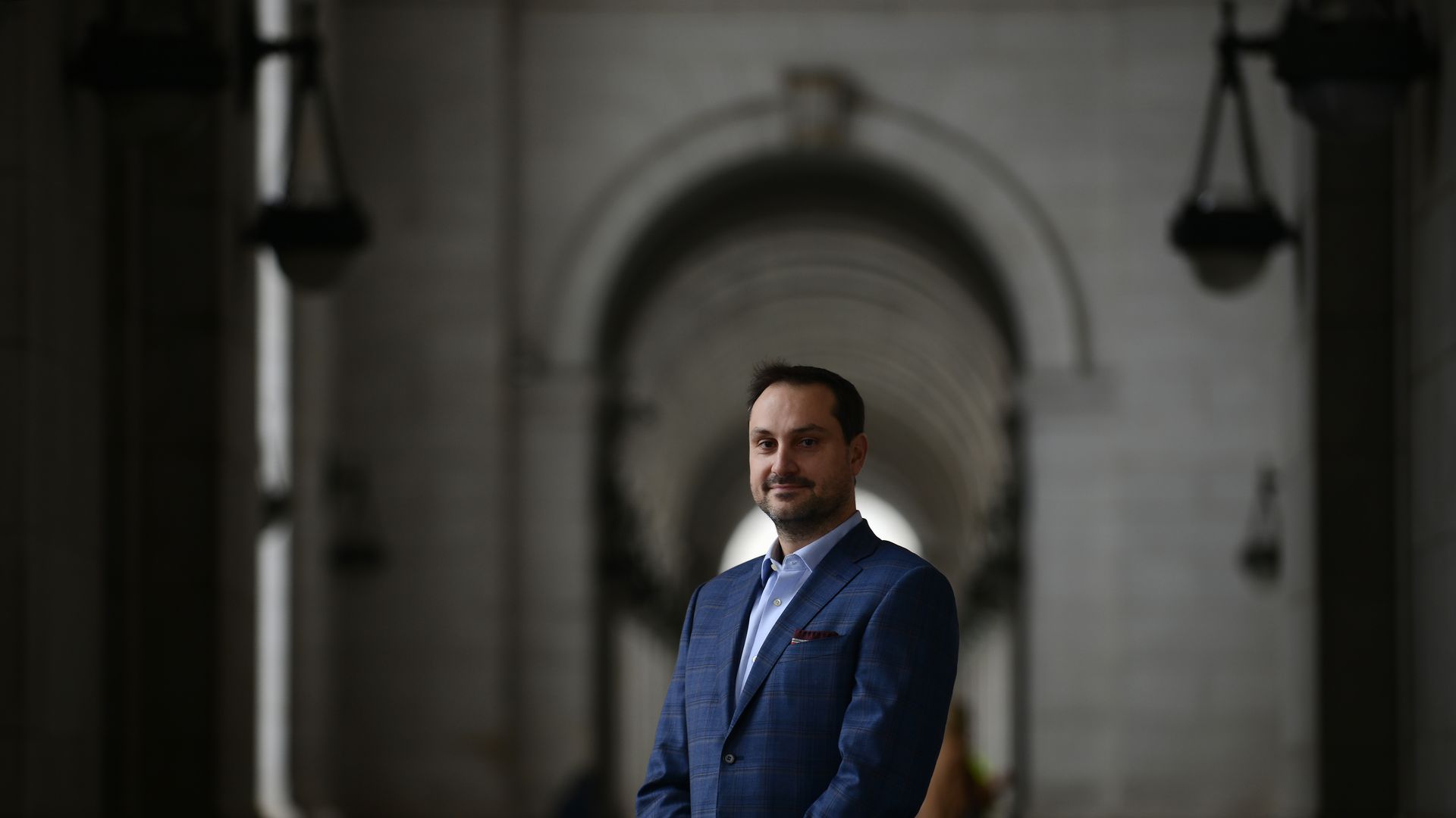 Doug Carr outside Union Station