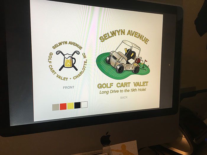 Selwyn golf cart shirt design