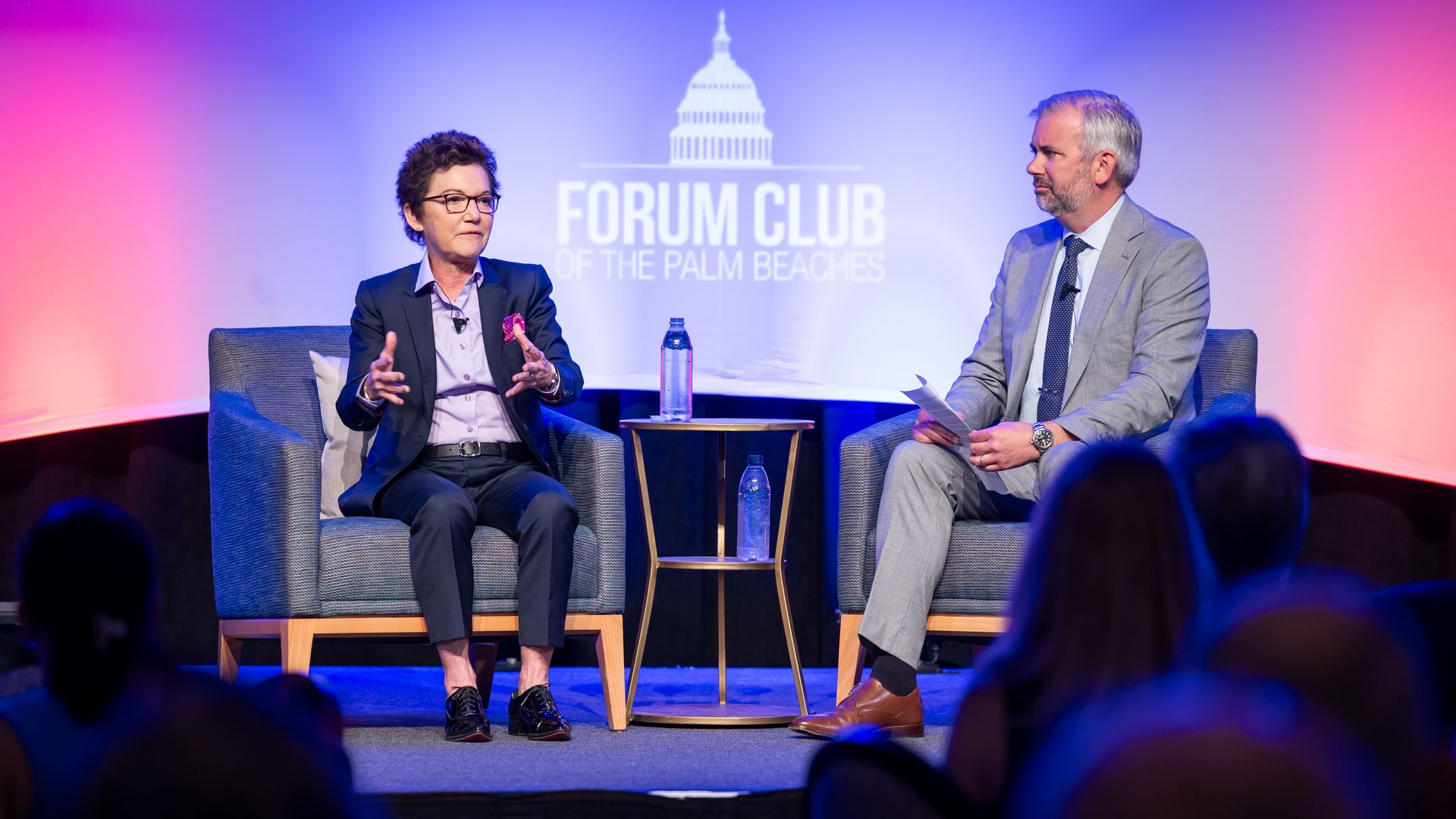 San Francisco Fed president Mary Daly interviewed by Neil Irwin at Forum Club of the Palm Beaches.