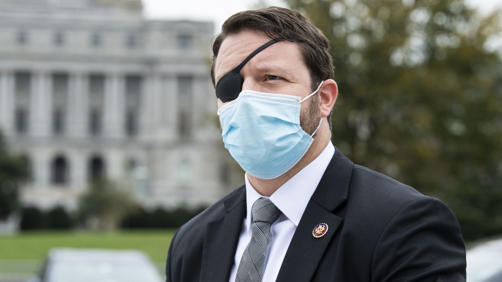 Rep. Dan Crenshaw (R-Texas) in Washington, D.C., in December 2020.