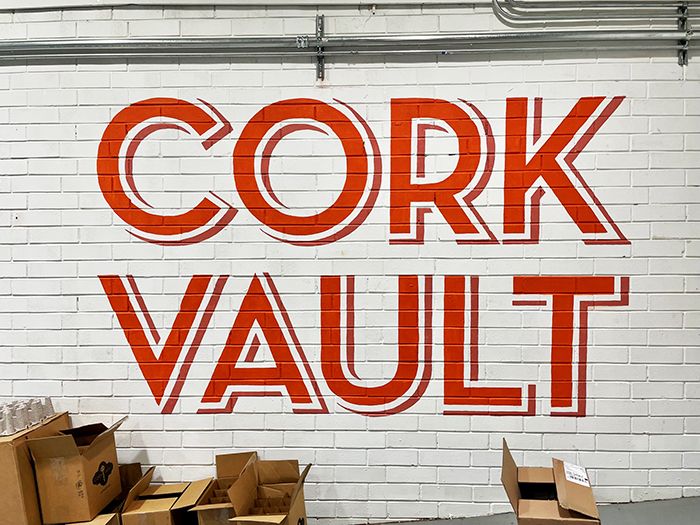 cork vault signage