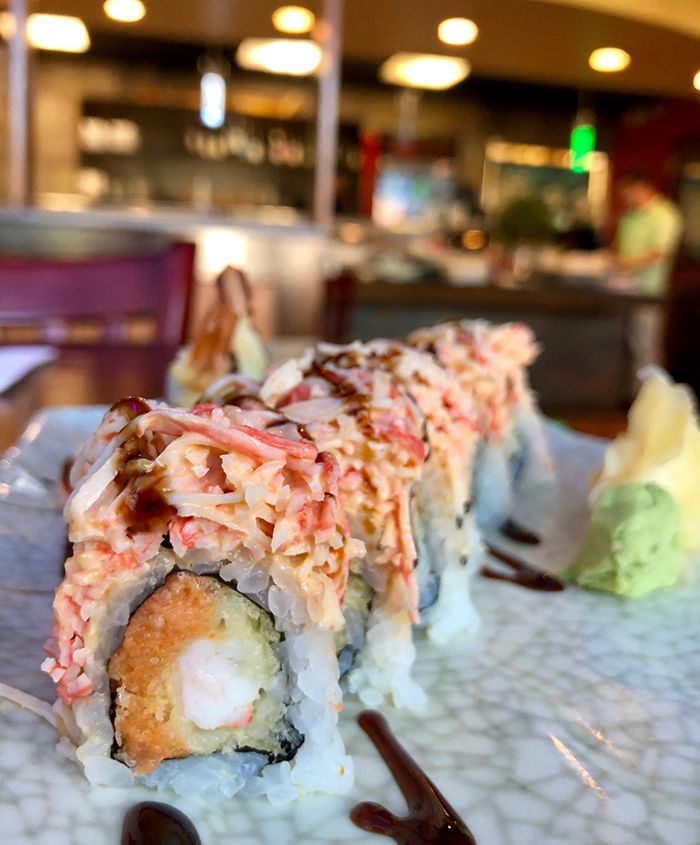 sushi-roll-at-umami-sushi-mathews-downtown