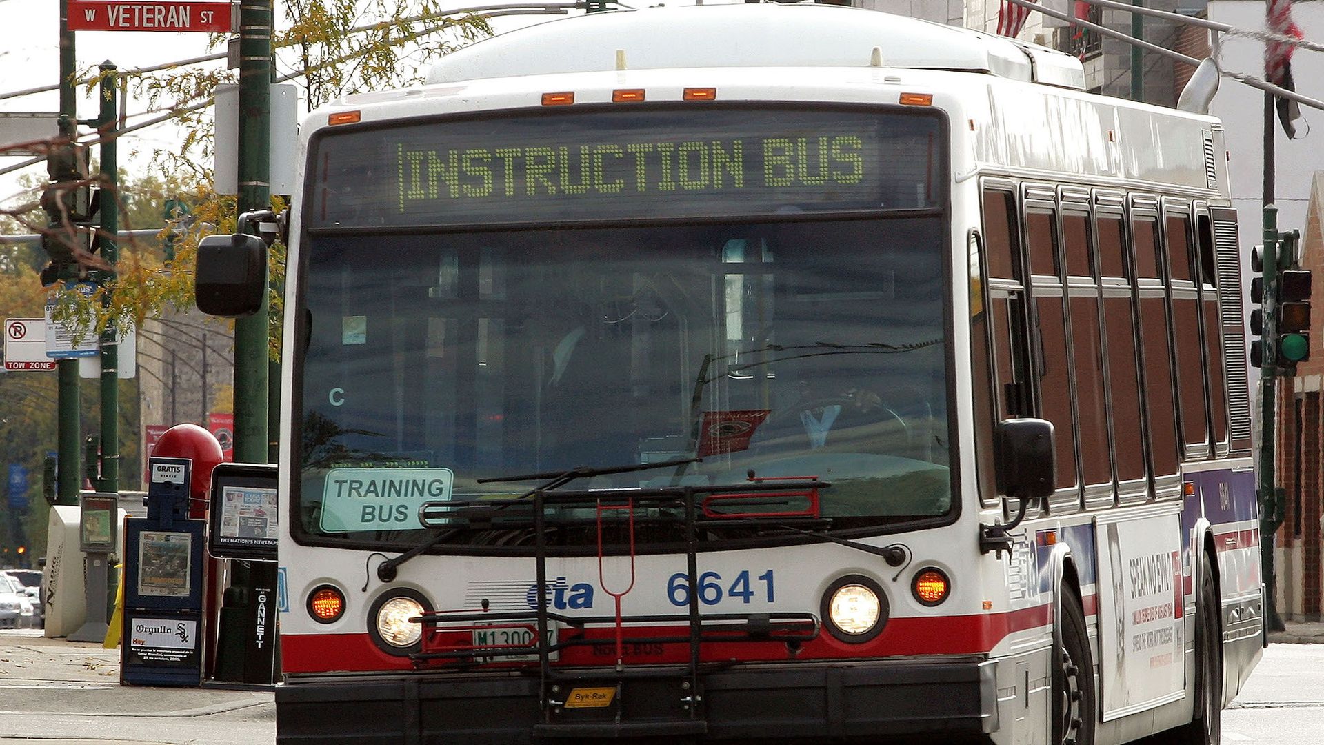 Photo of a CTA bus