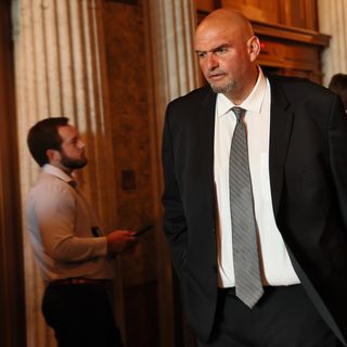 Fetterman hospitalized after heart issue, fall