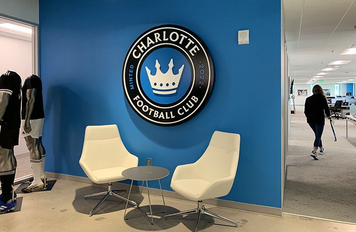 Charlotte FC offices (Photo: Katie Peralta Soloff/Axios)