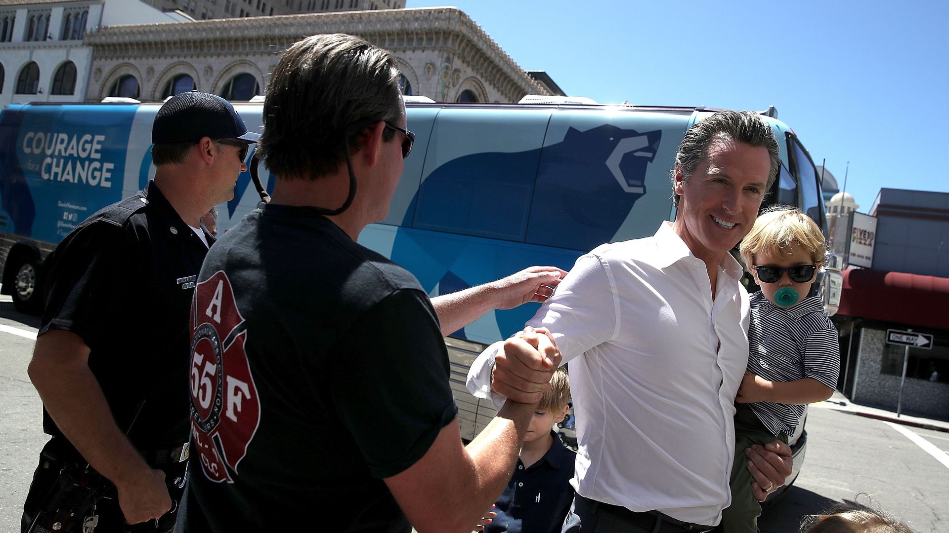 California Lt. Gov. Gavin Newsom, a Democratic candidate for governor.