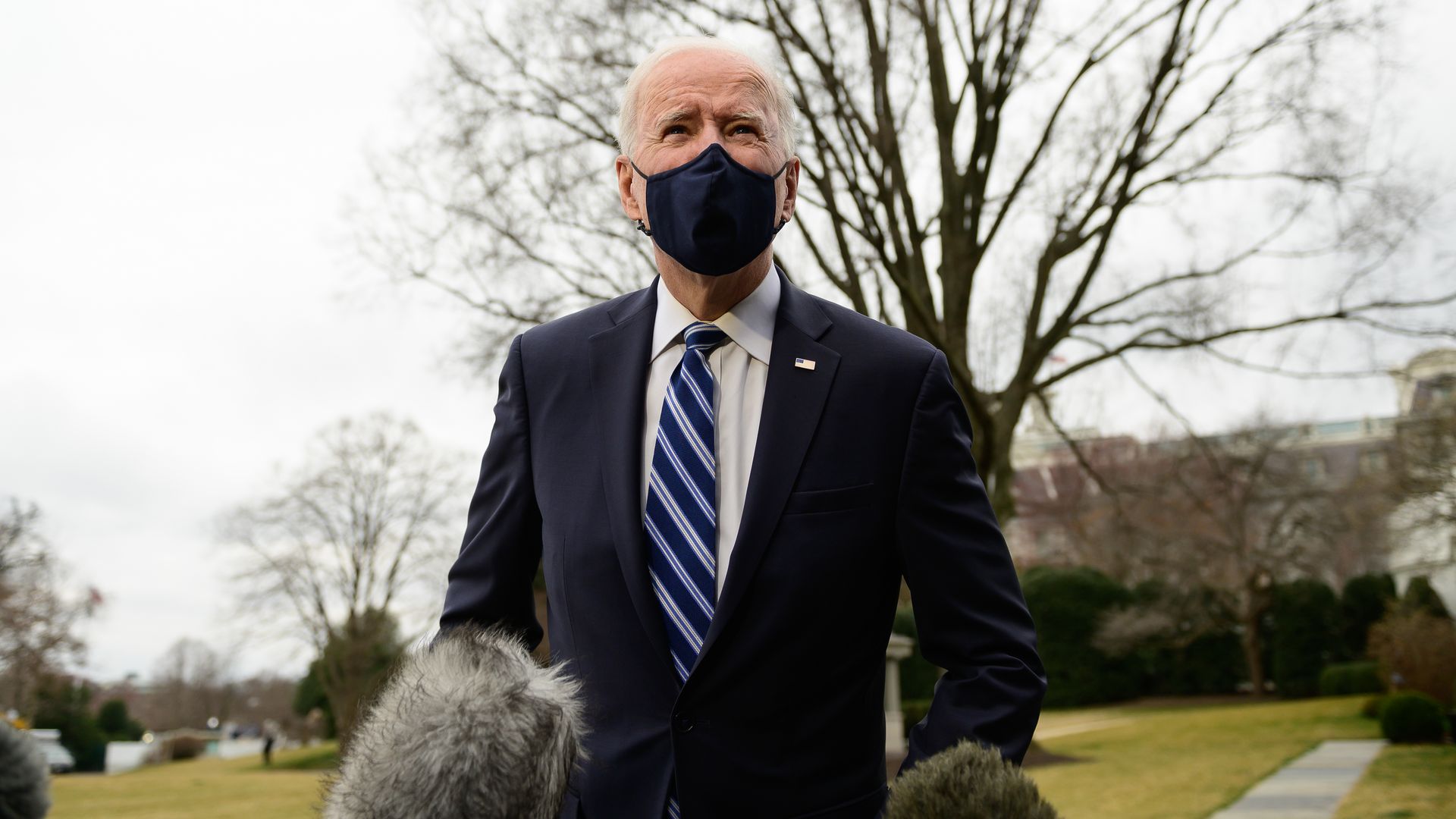 President Biden outside of the White House on March 16.