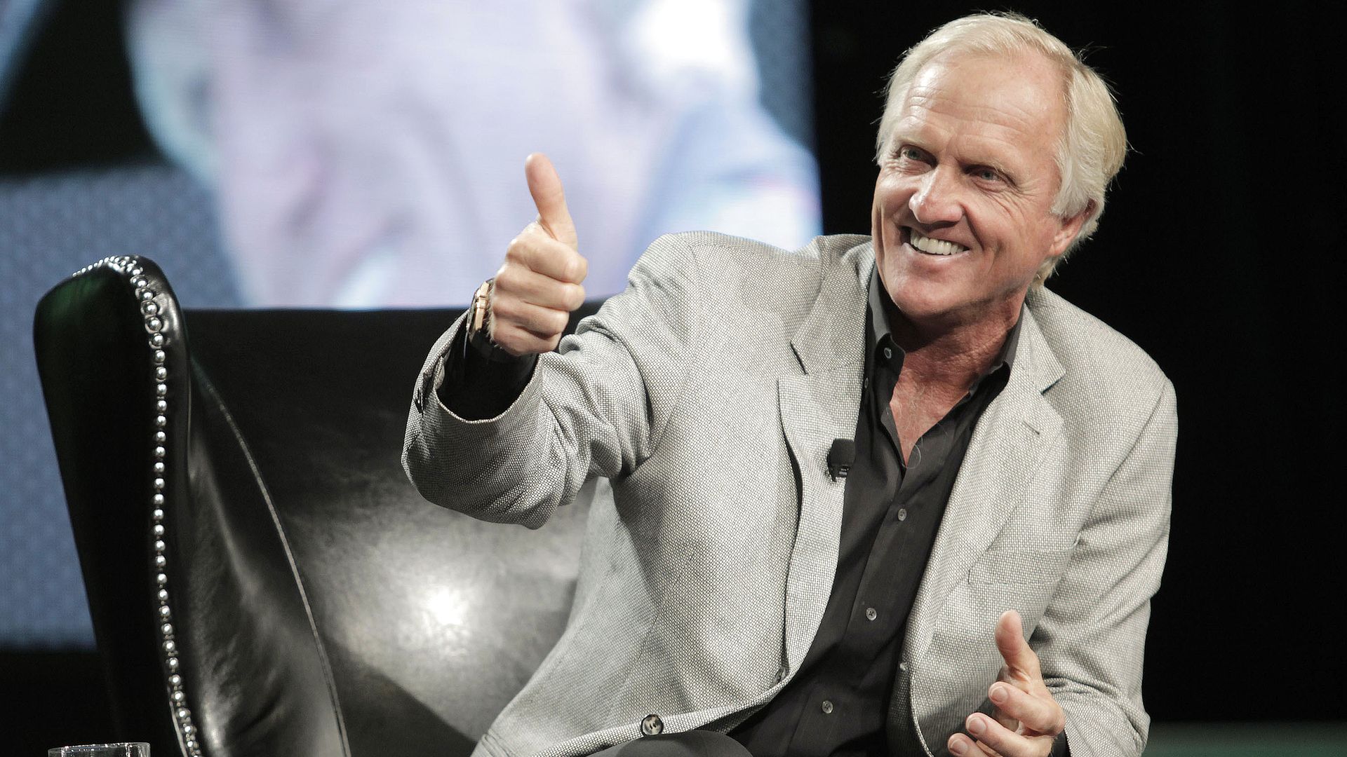 Greg Norman, CEO of LIV Golf, at a 2010 conference.