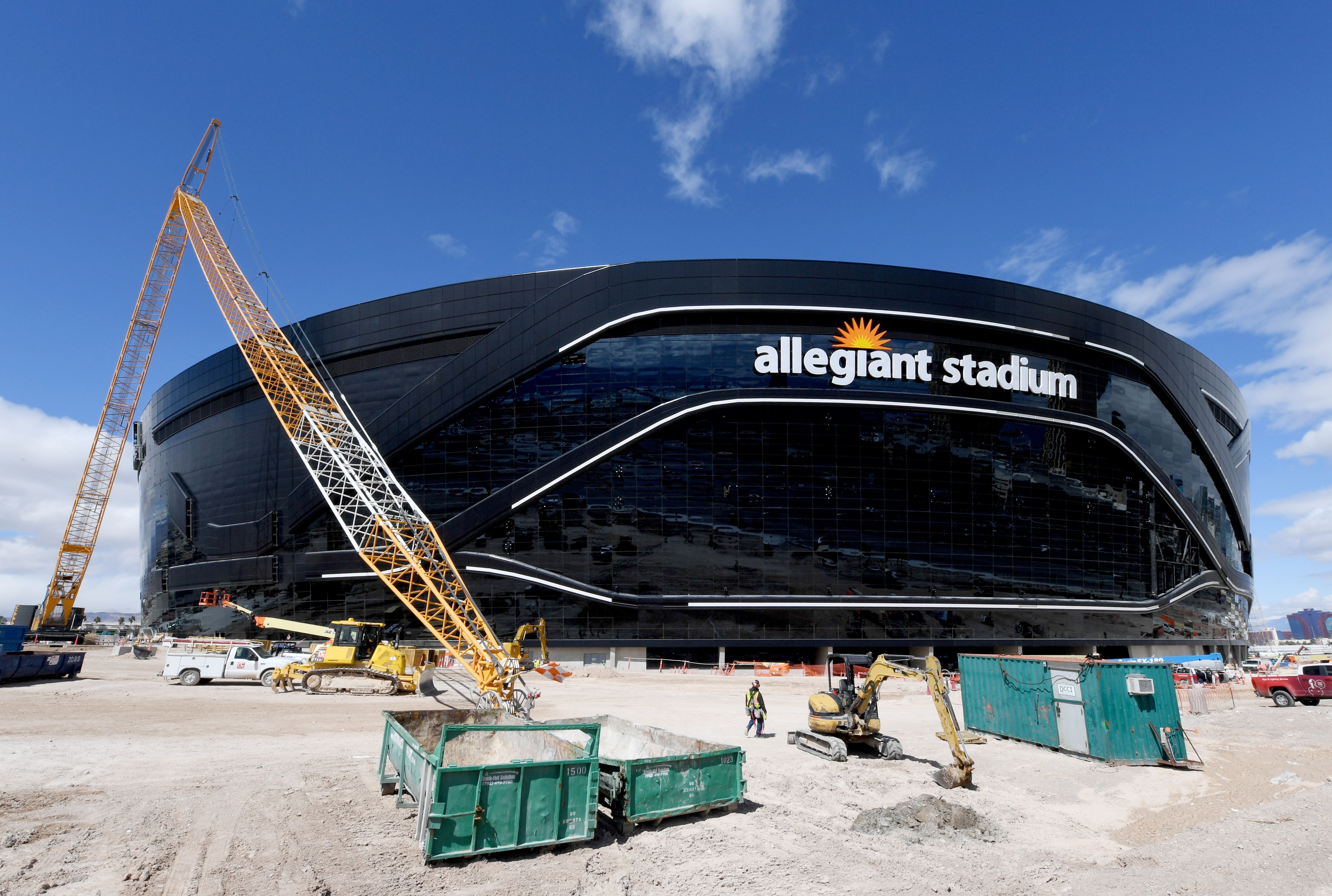 Stadium under construction